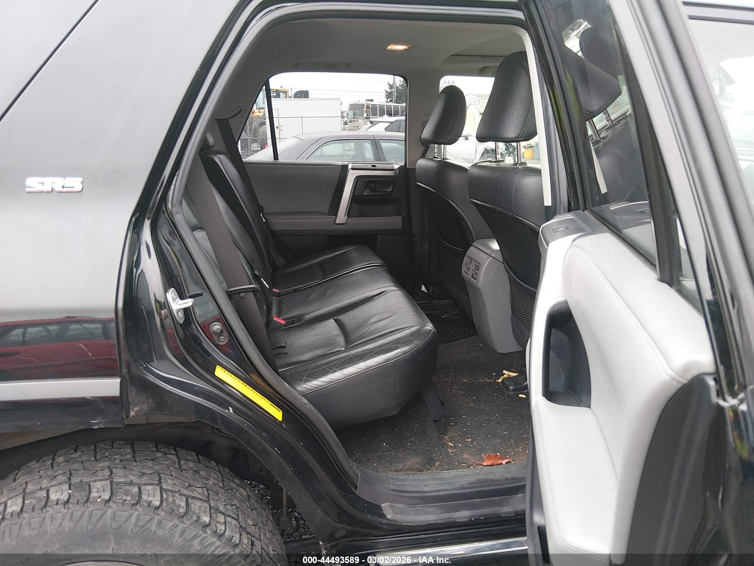 2013 Toyota 4runner Sr5 Black vin: JTEBU5JR4D5133419