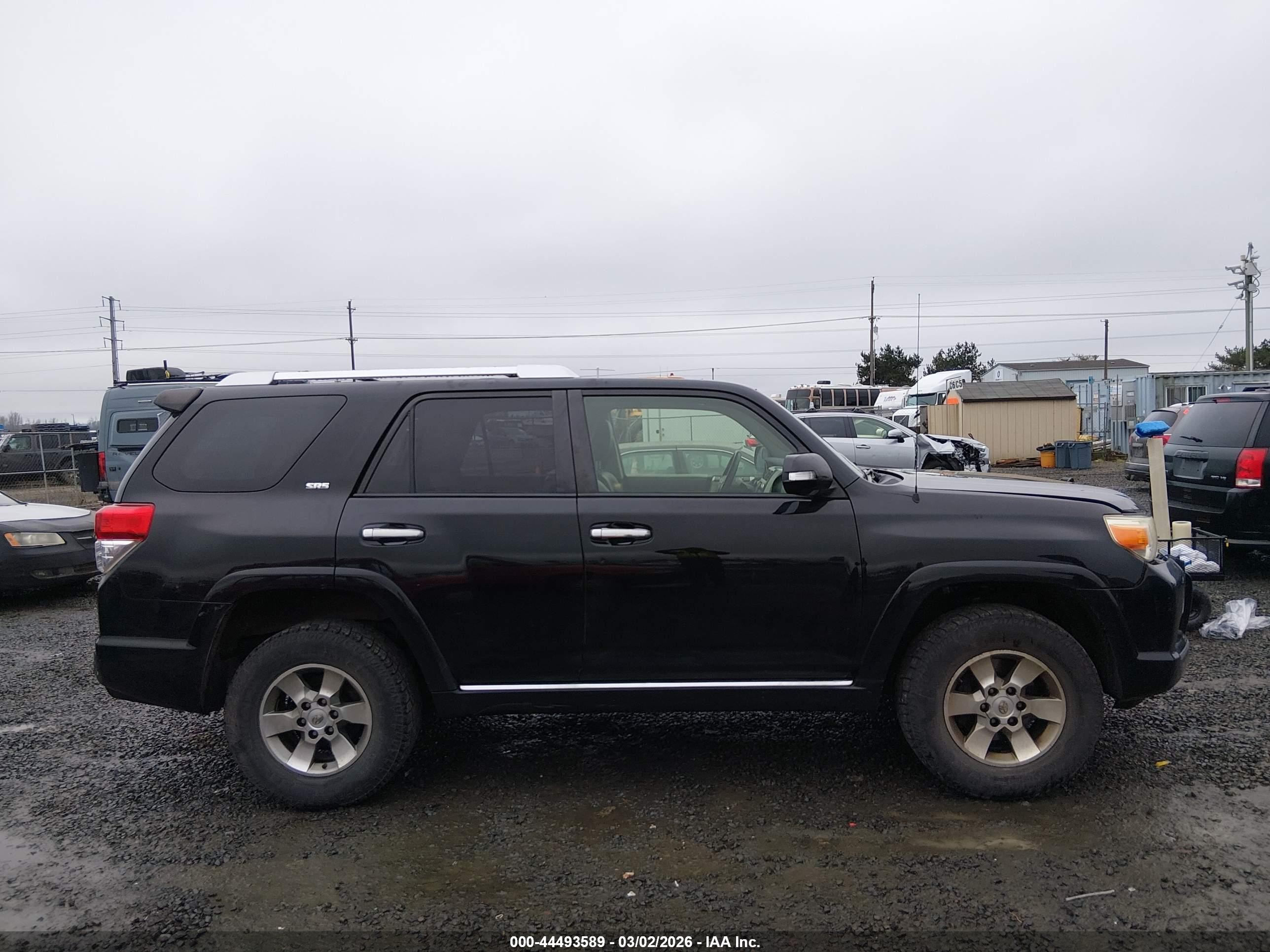 2013 Toyota 4runner Sr5 Black vin: JTEBU5JR4D5133419