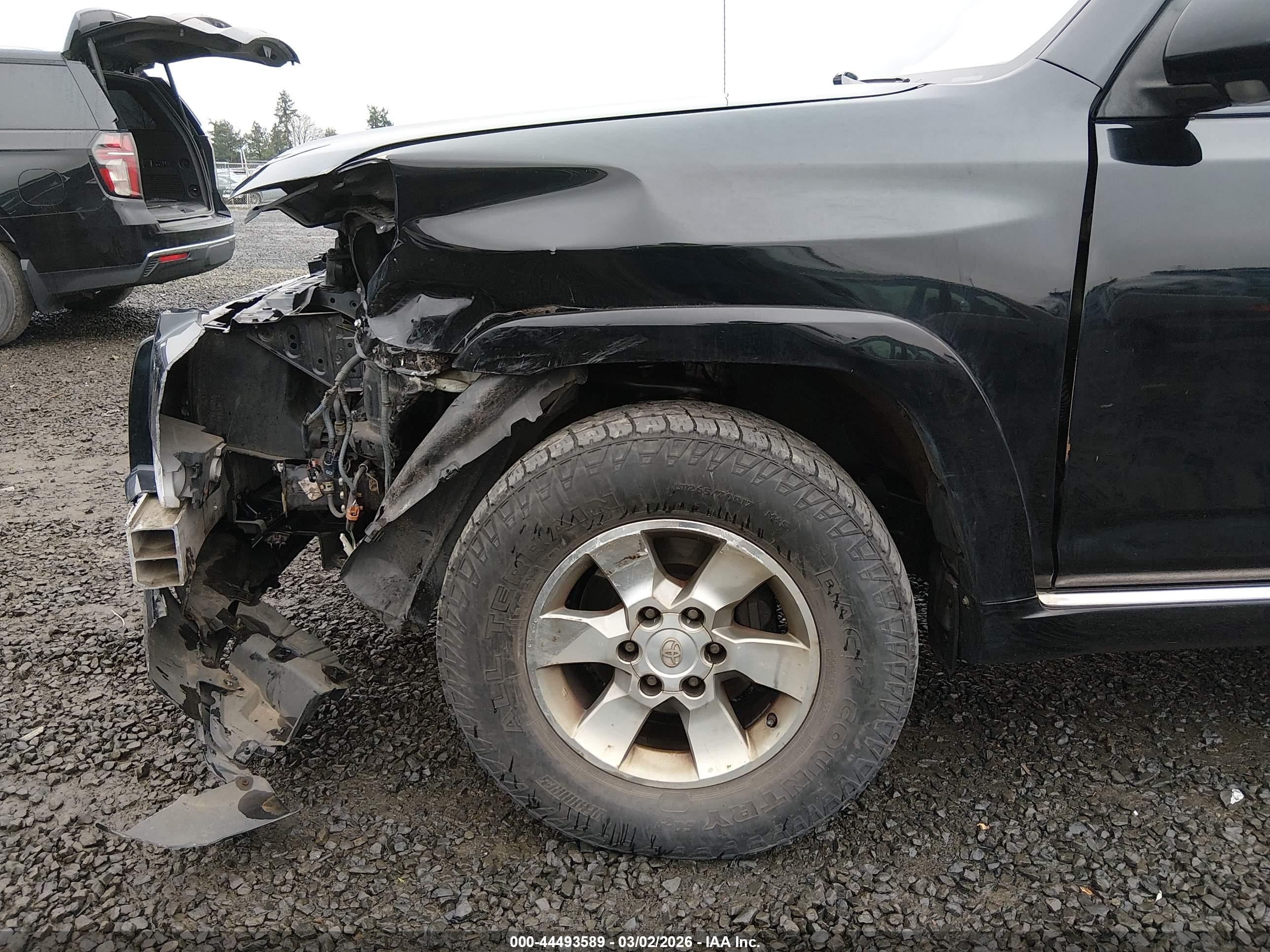 2013 Toyota 4runner Sr5 Black vin: JTEBU5JR4D5133419