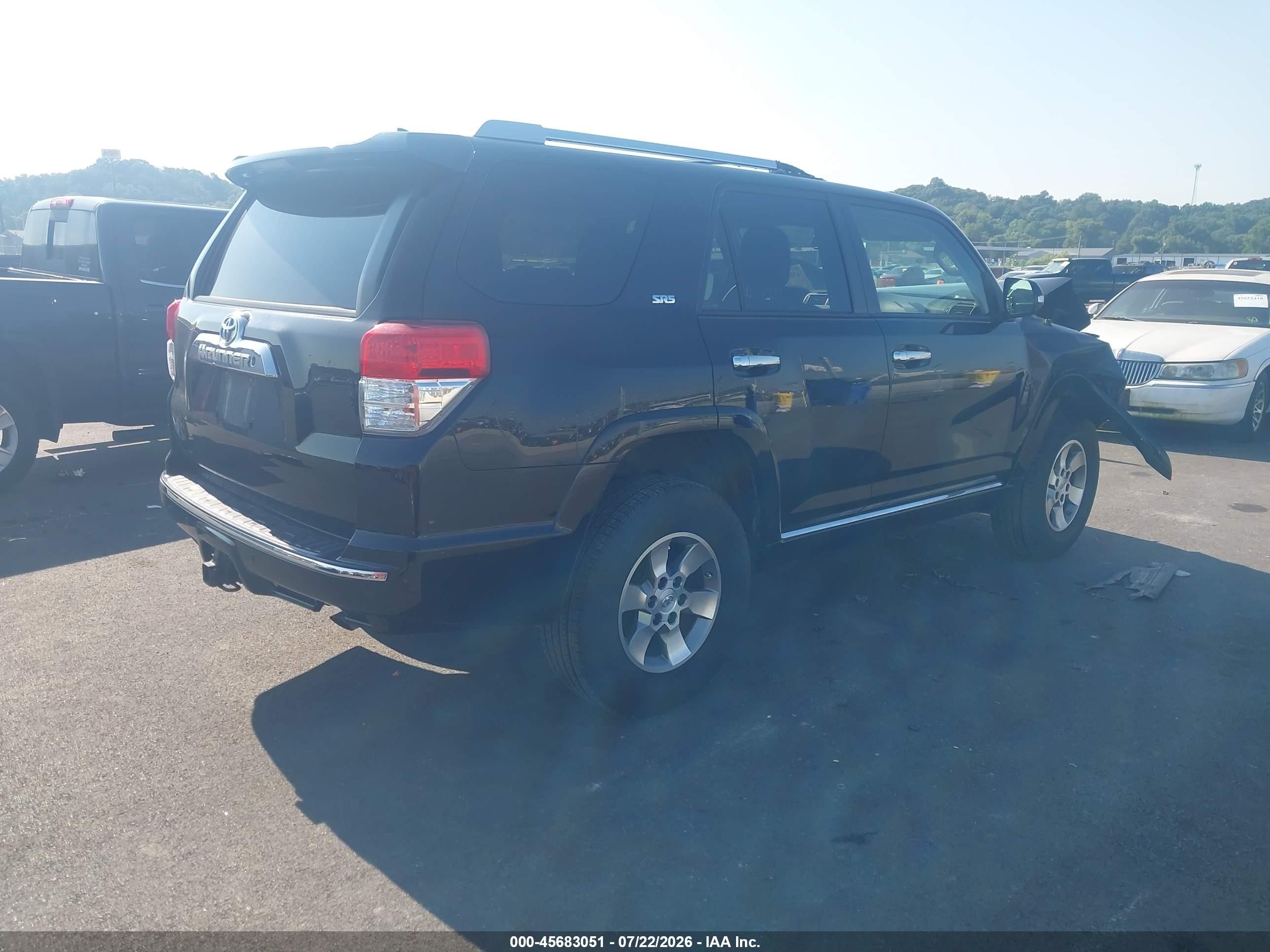 2013 Toyota 4runner Sr5 Черный vin: JTEBU5JR4D5135770