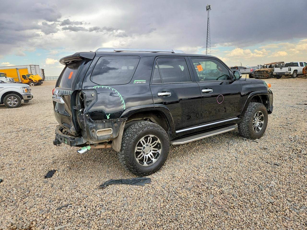 2013 Toyota 4runner Limited Black vin: JTEBU5JR4D5141102