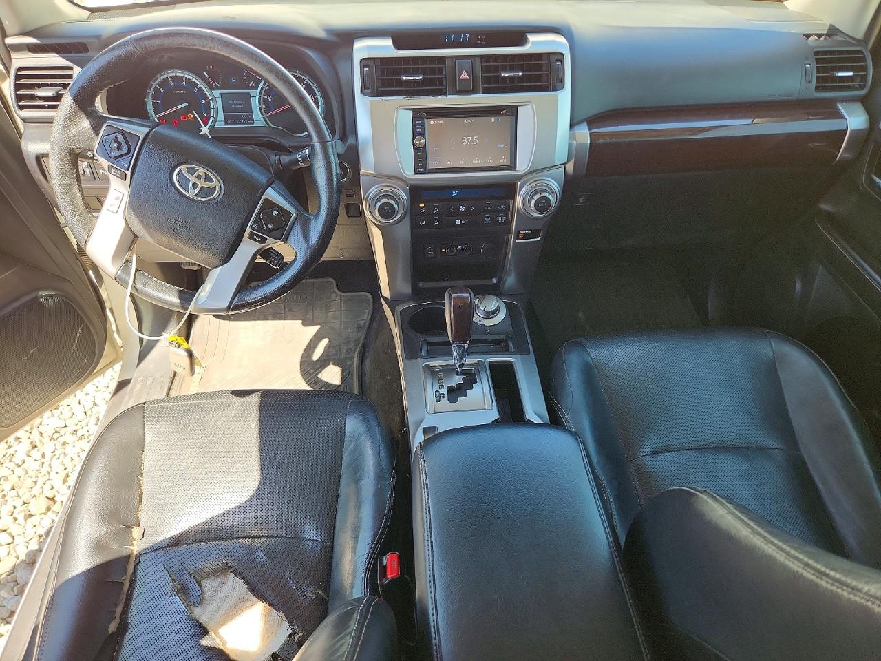 2014 Toyota 4runner Limited White vin: JTEBU5JR4E5154675