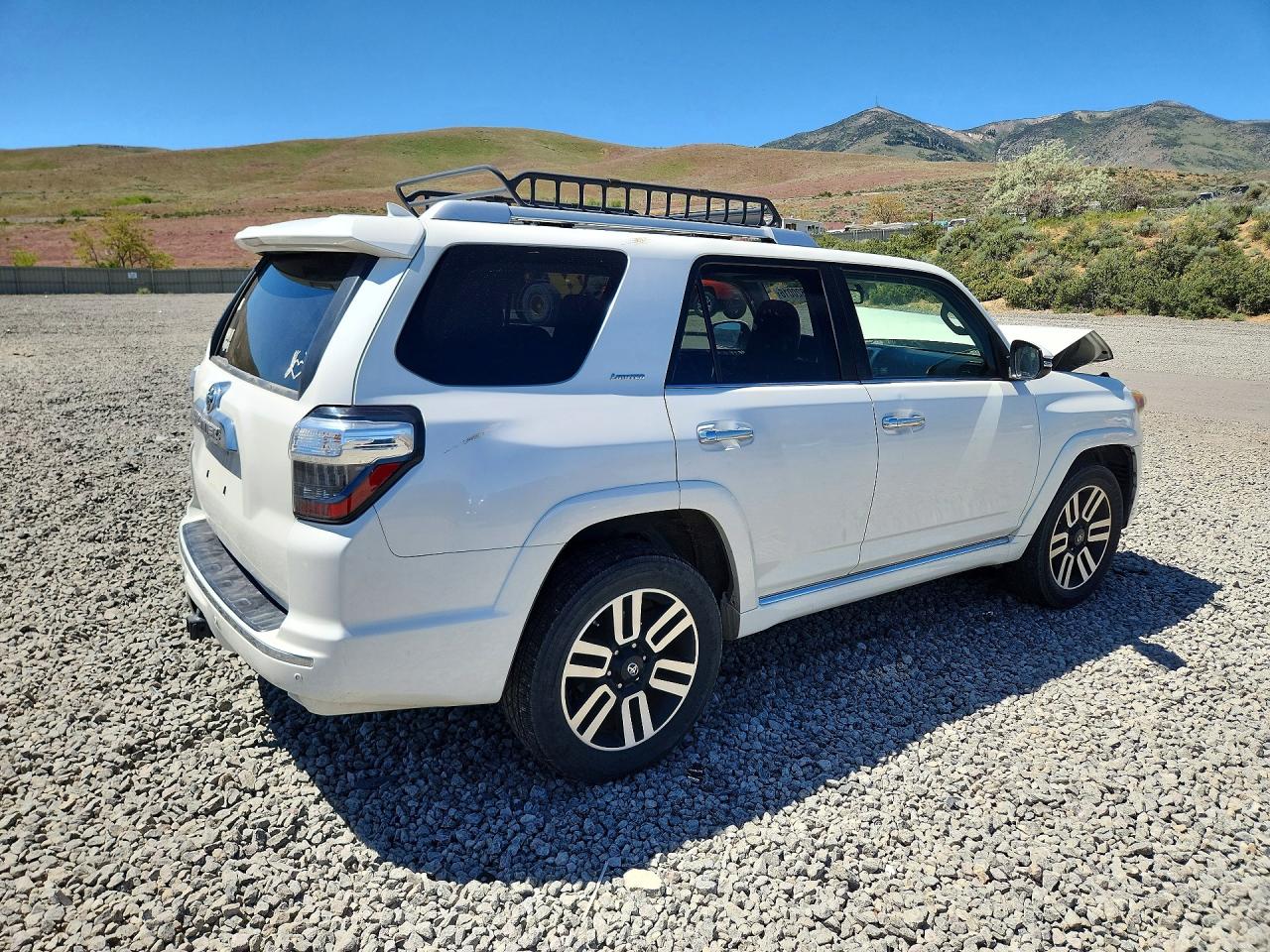 2014 Toyota 4runner Limited White vin: JTEBU5JR4E5154675