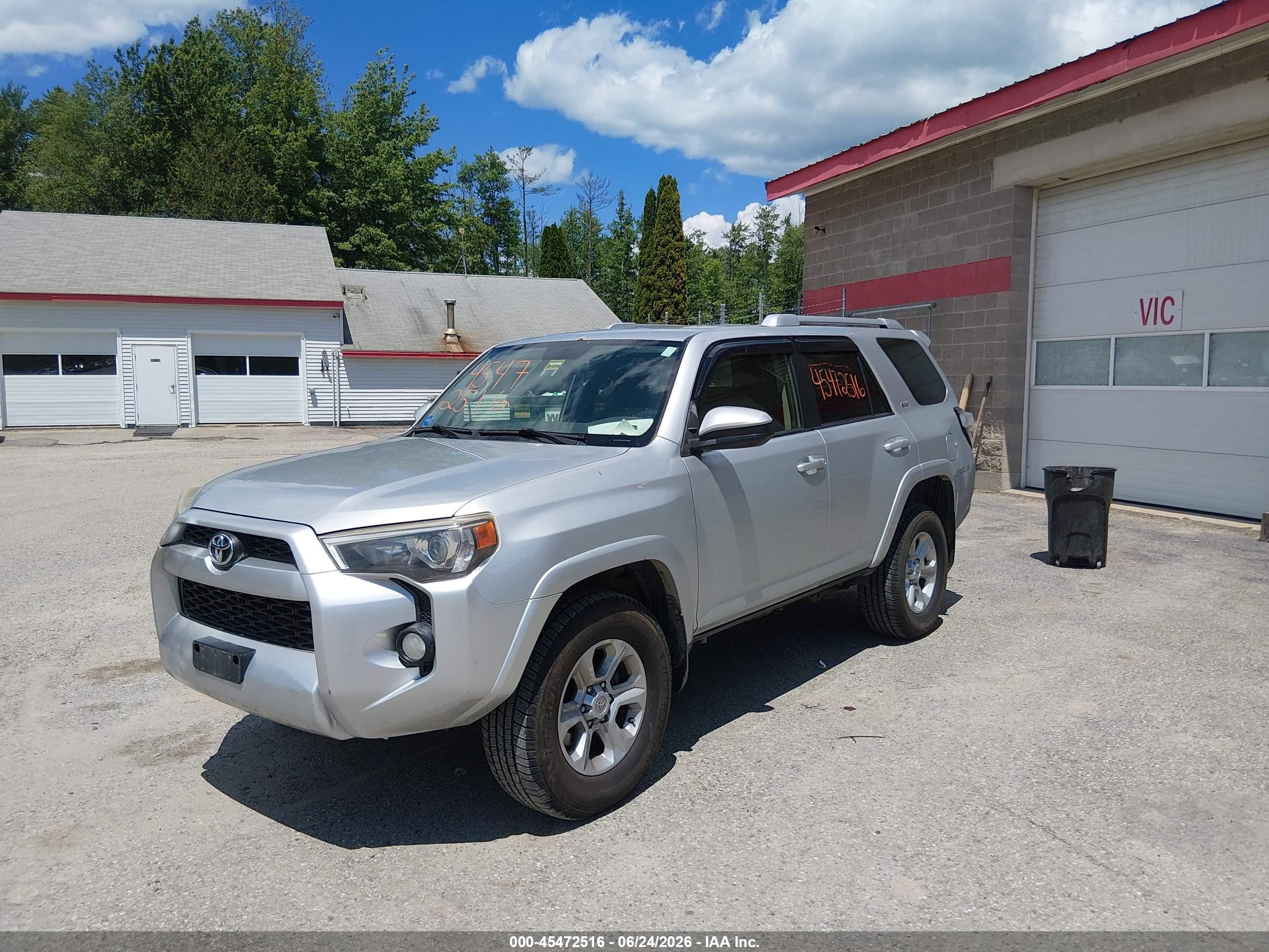 2014 Toyota 4runner Sr5 Gray vin: JTEBU5JR4E5159844