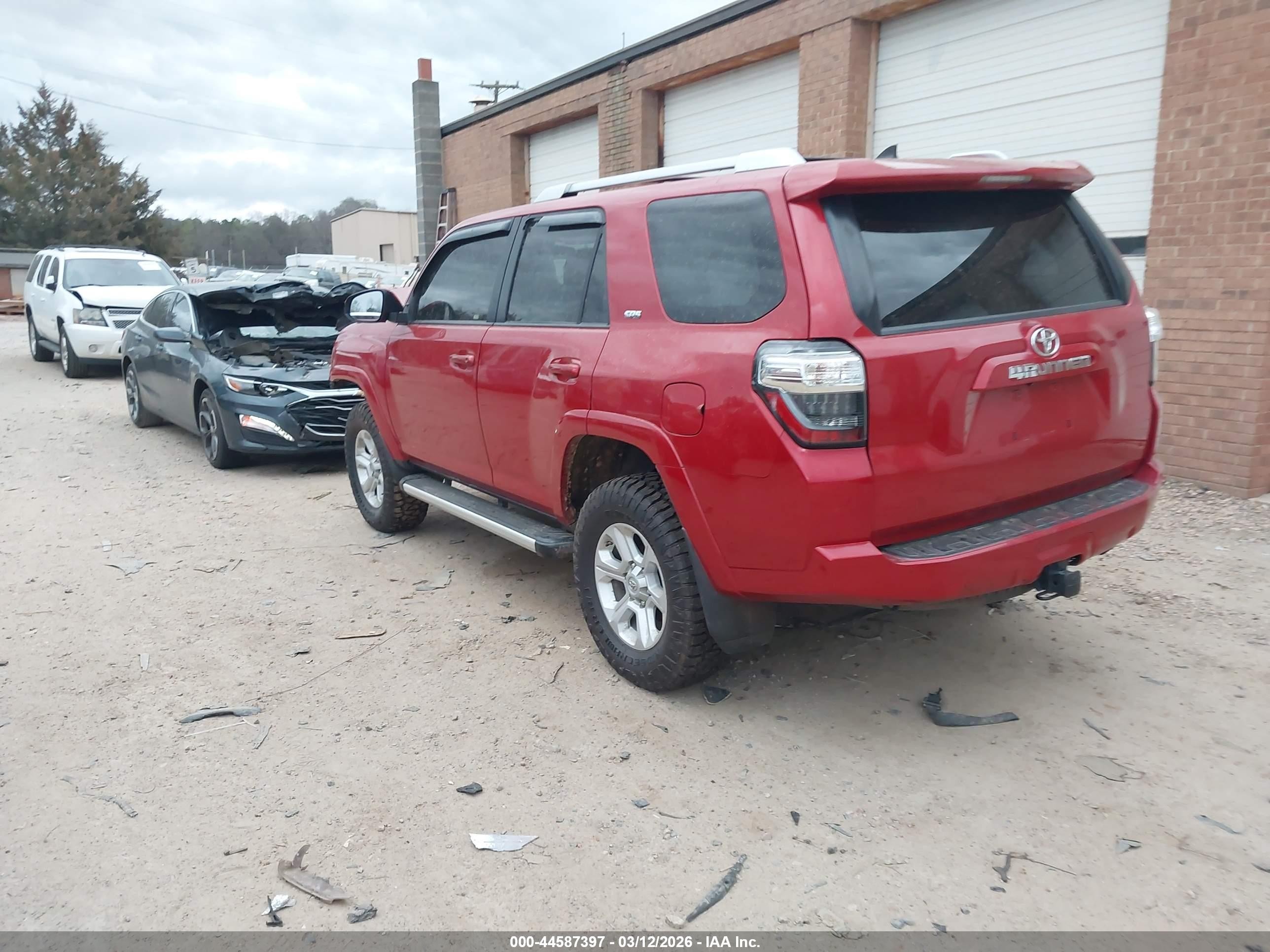 2014 Toyota 4runner Sr5 Premium Red vin: JTEBU5JR4E5168236