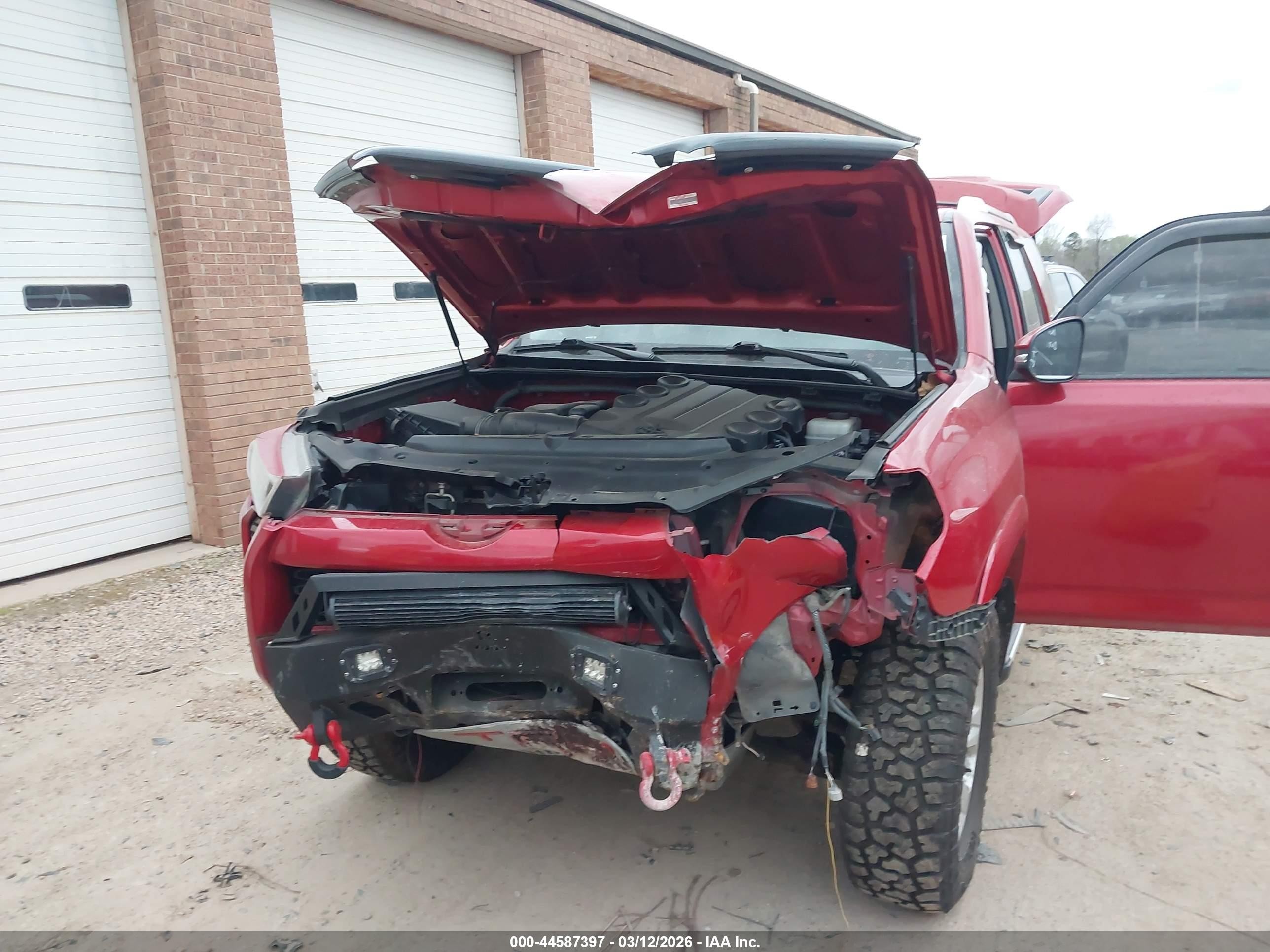2014 Toyota 4runner Sr5 Premium Red vin: JTEBU5JR4E5168236