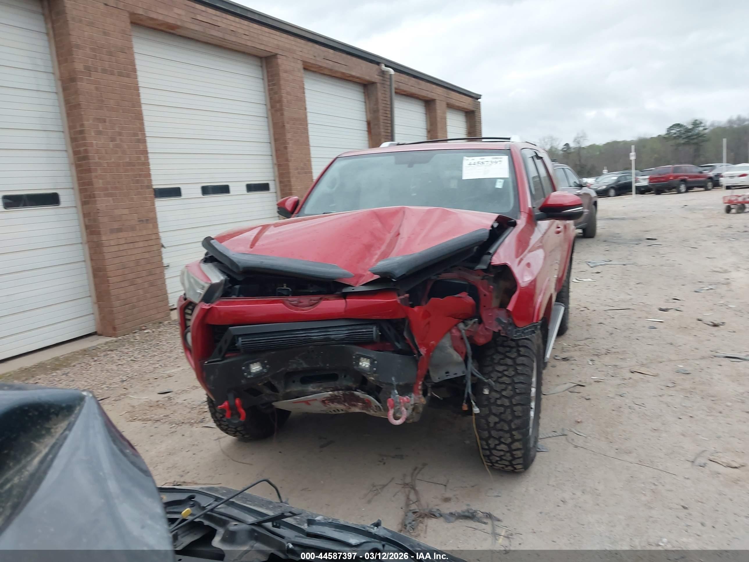 2014 Toyota 4runner Sr5 Premium Red vin: JTEBU5JR4E5168236