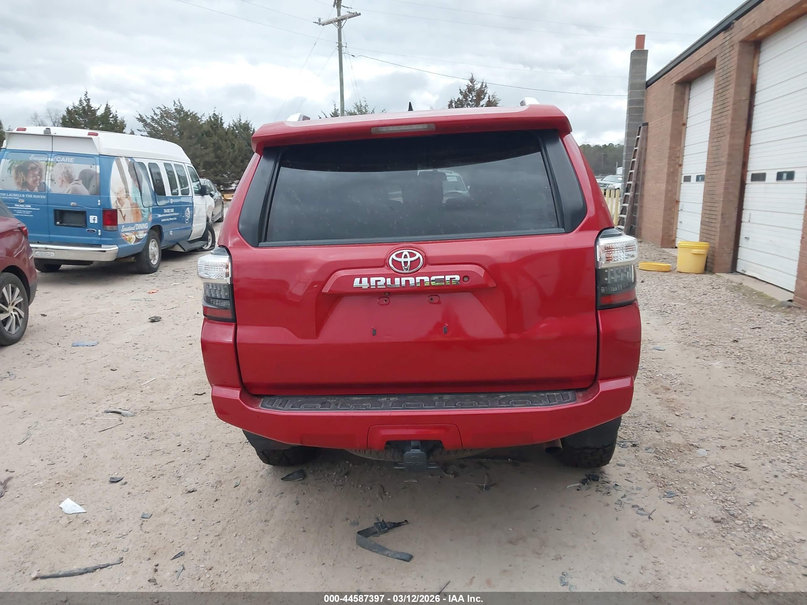2014 Toyota 4runner Sr5 Premium Red vin: JTEBU5JR4E5168236