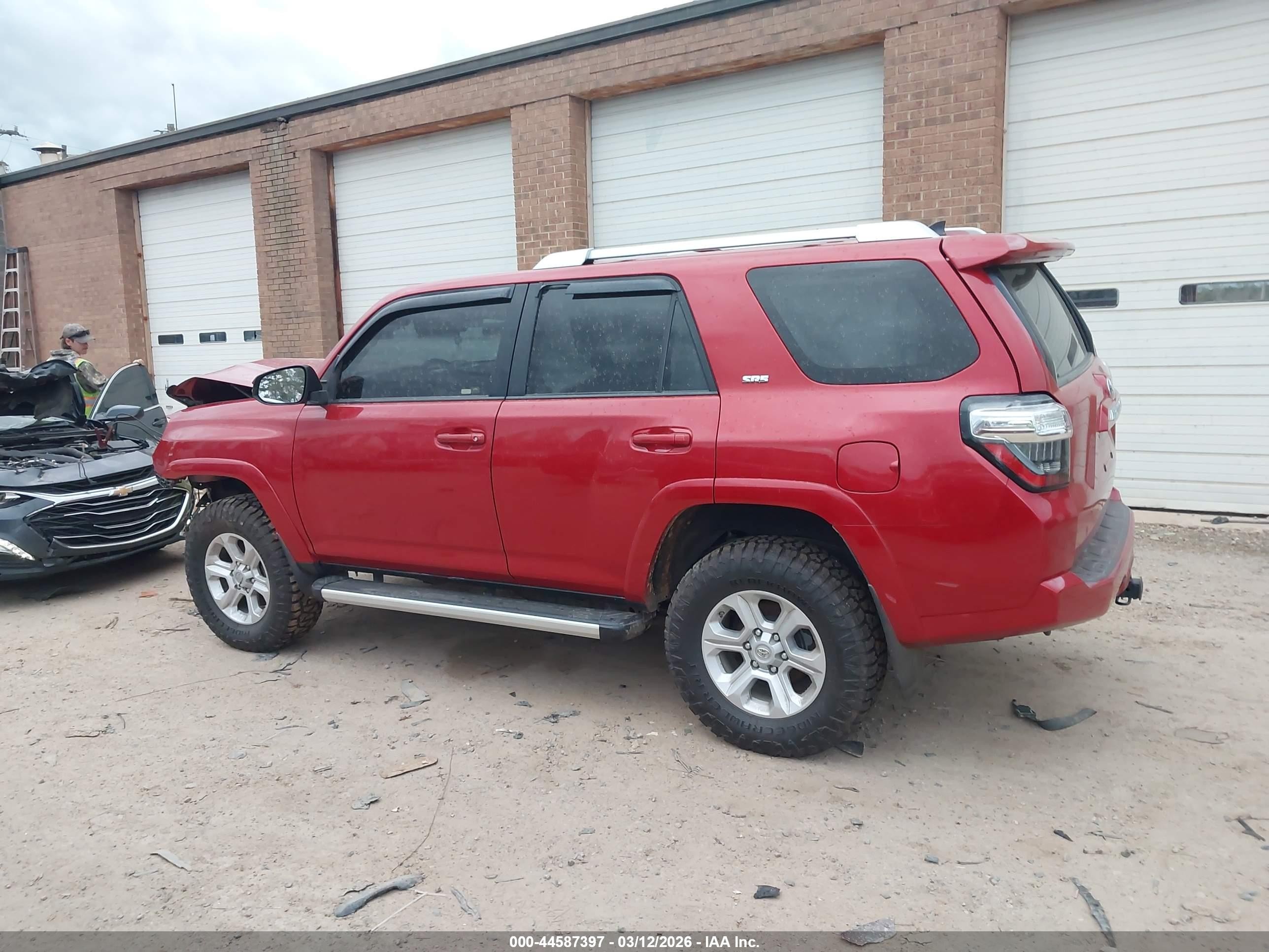 2014 Toyota 4runner Sr5 Premium Red vin: JTEBU5JR4E5168236