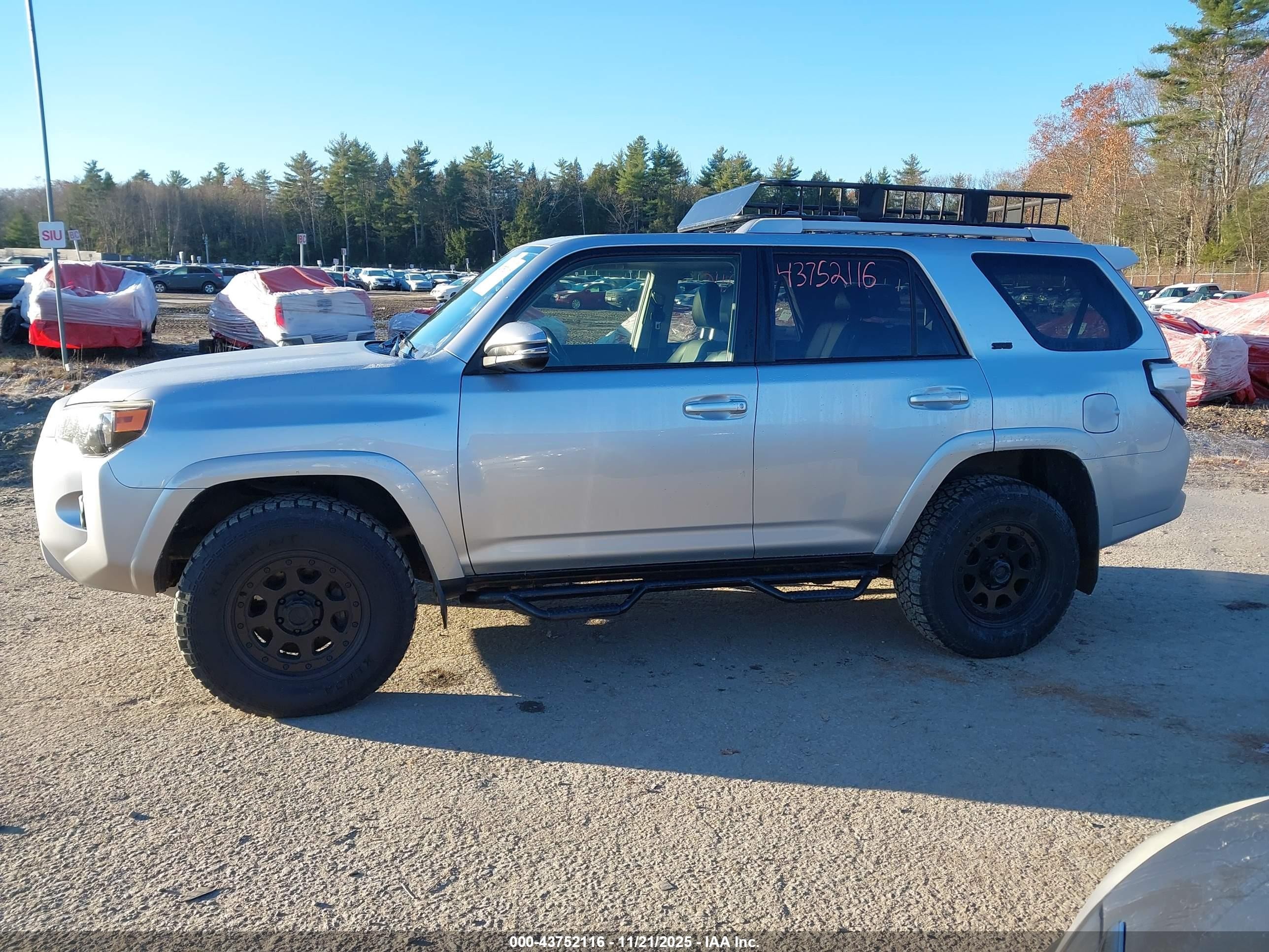 2014 Toyota 4runner Sr5/limited/trail Silver vin: JTEBU5JR4E5182444