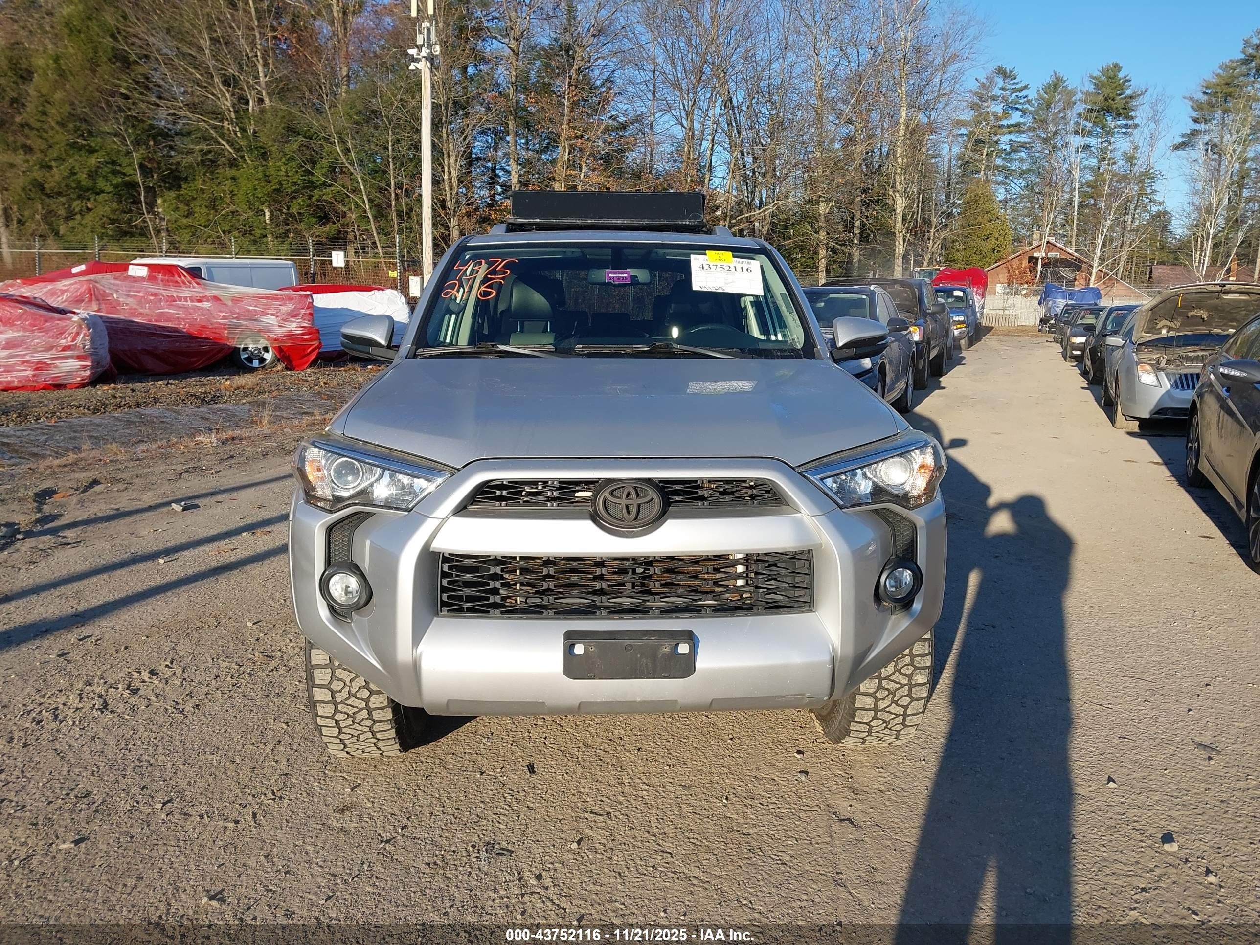 2014 Toyota 4runner Sr5/limited/trail Silver vin: JTEBU5JR4E5182444