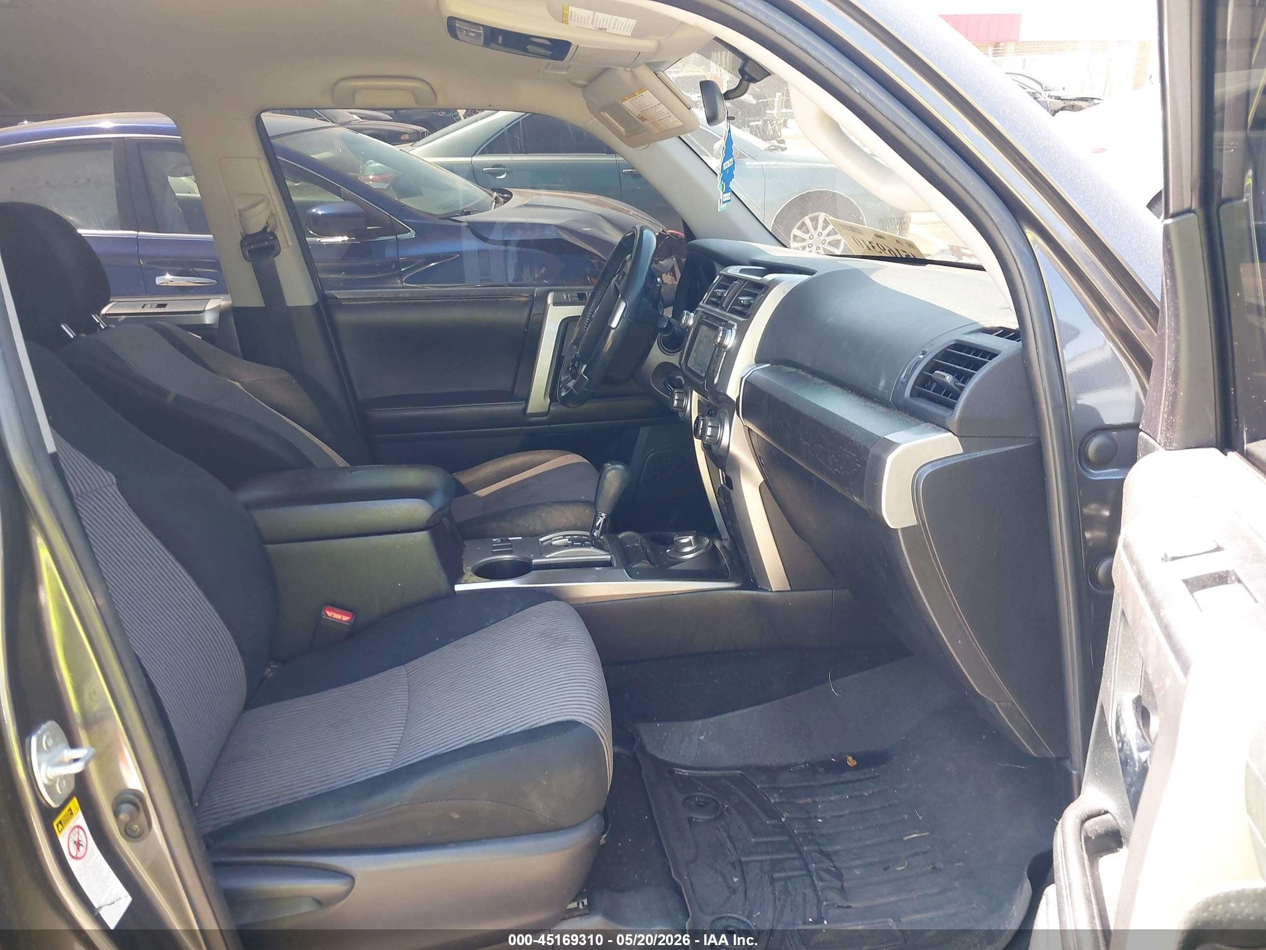 2015 Toyota 4runner Sr5 Gray vin: JTEBU5JR4F5218537