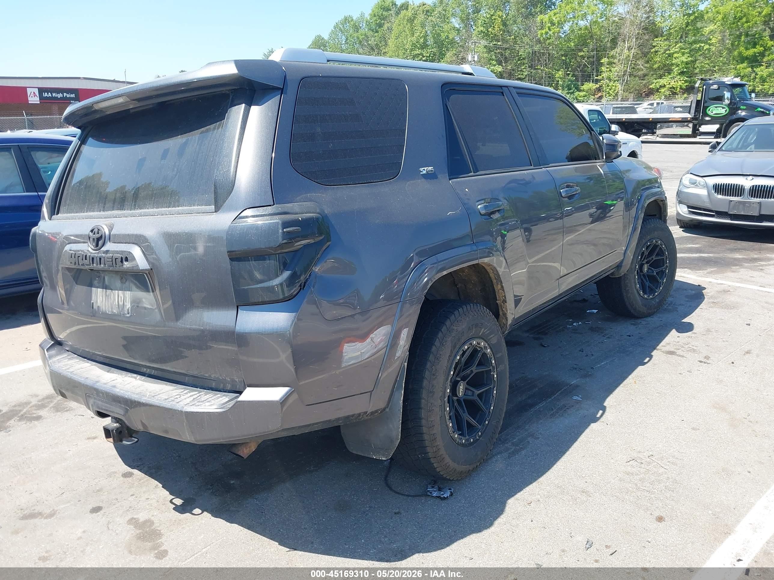 2015 Toyota 4runner Sr5 Gray vin: JTEBU5JR4F5218537