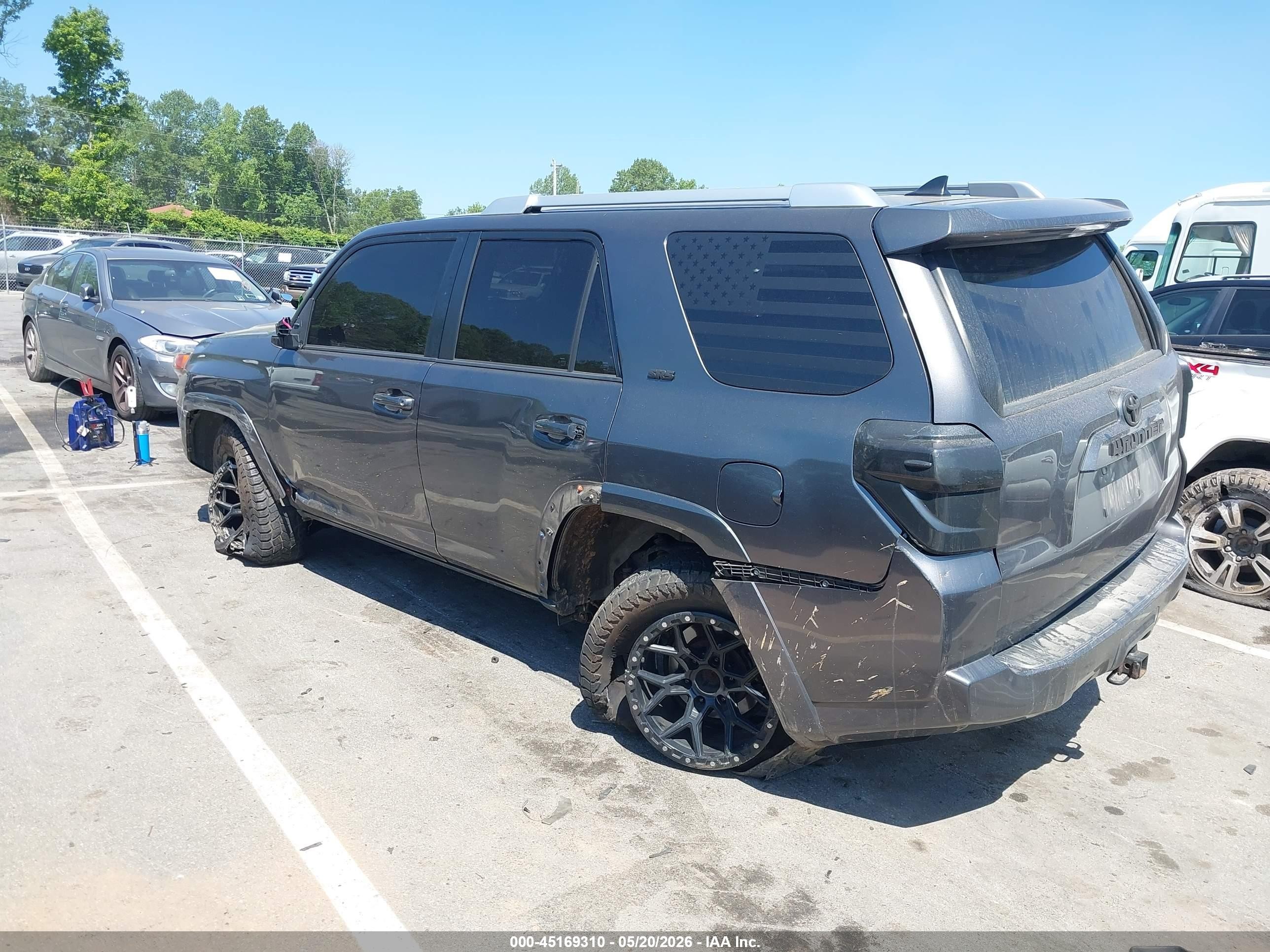 2015 Toyota 4runner Sr5 Gray vin: JTEBU5JR4F5218537