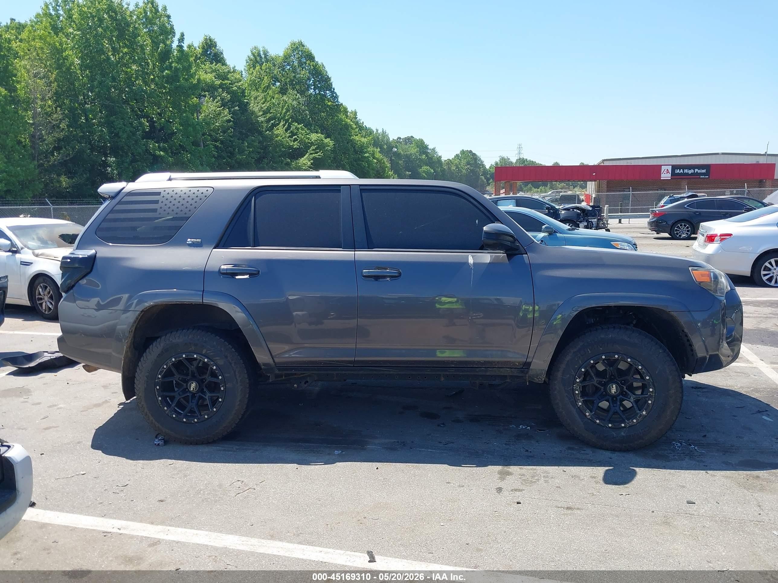 2015 Toyota 4runner Sr5 Gray vin: JTEBU5JR4F5218537