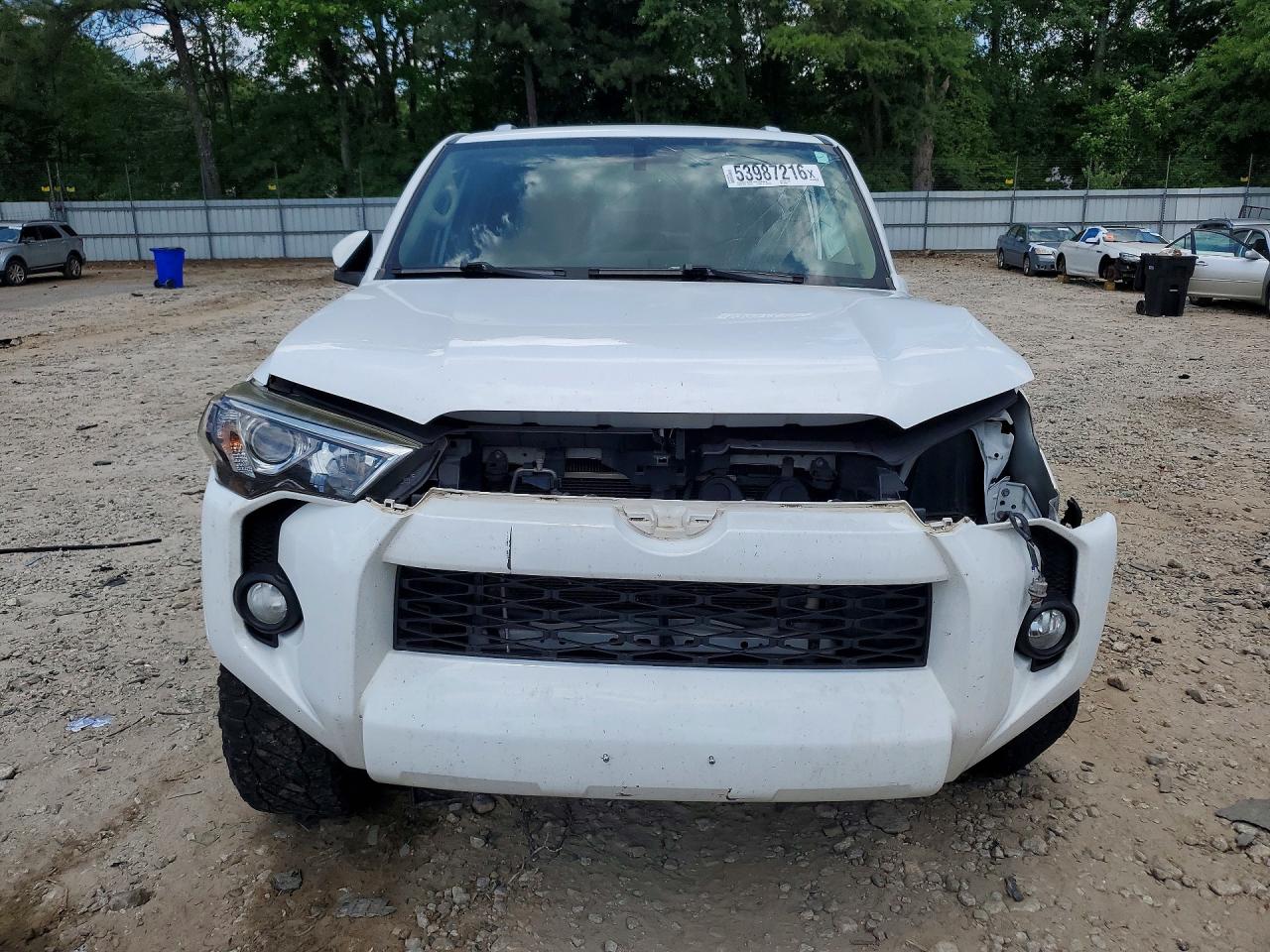 2015 Toyota 4runner Sr5 Premium White vin: JTEBU5JR4F5224595
