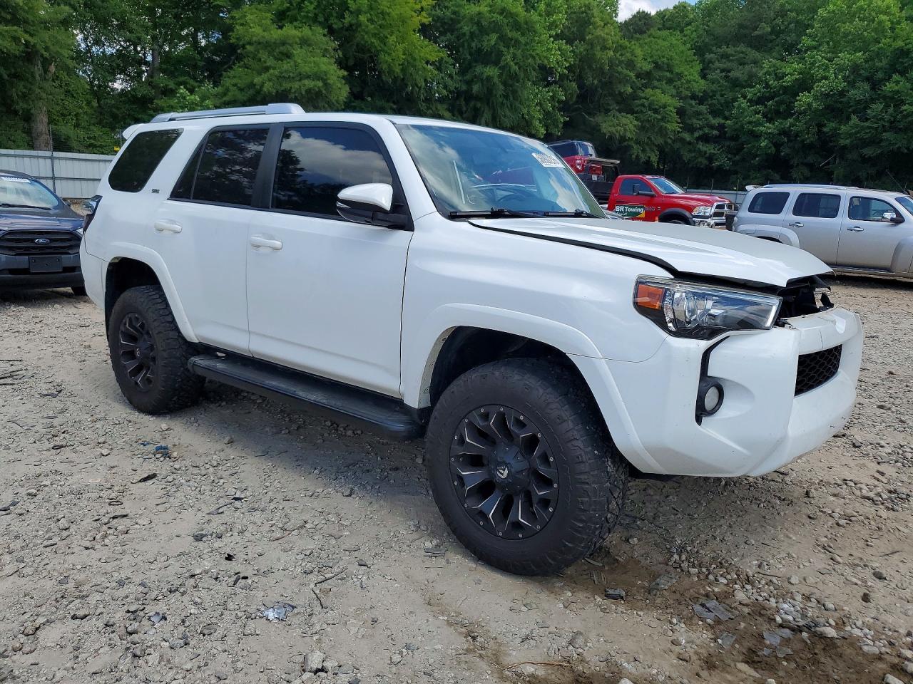 2015 Toyota 4runner Sr5 Premium White vin: JTEBU5JR4F5224595