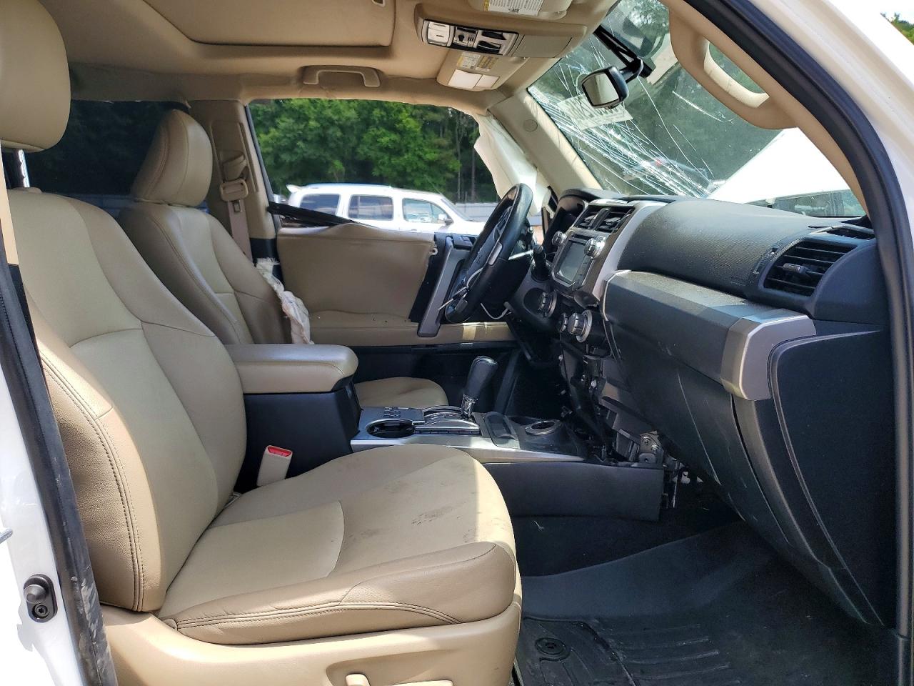 2015 Toyota 4runner Sr5 Premium White vin: JTEBU5JR4F5224595