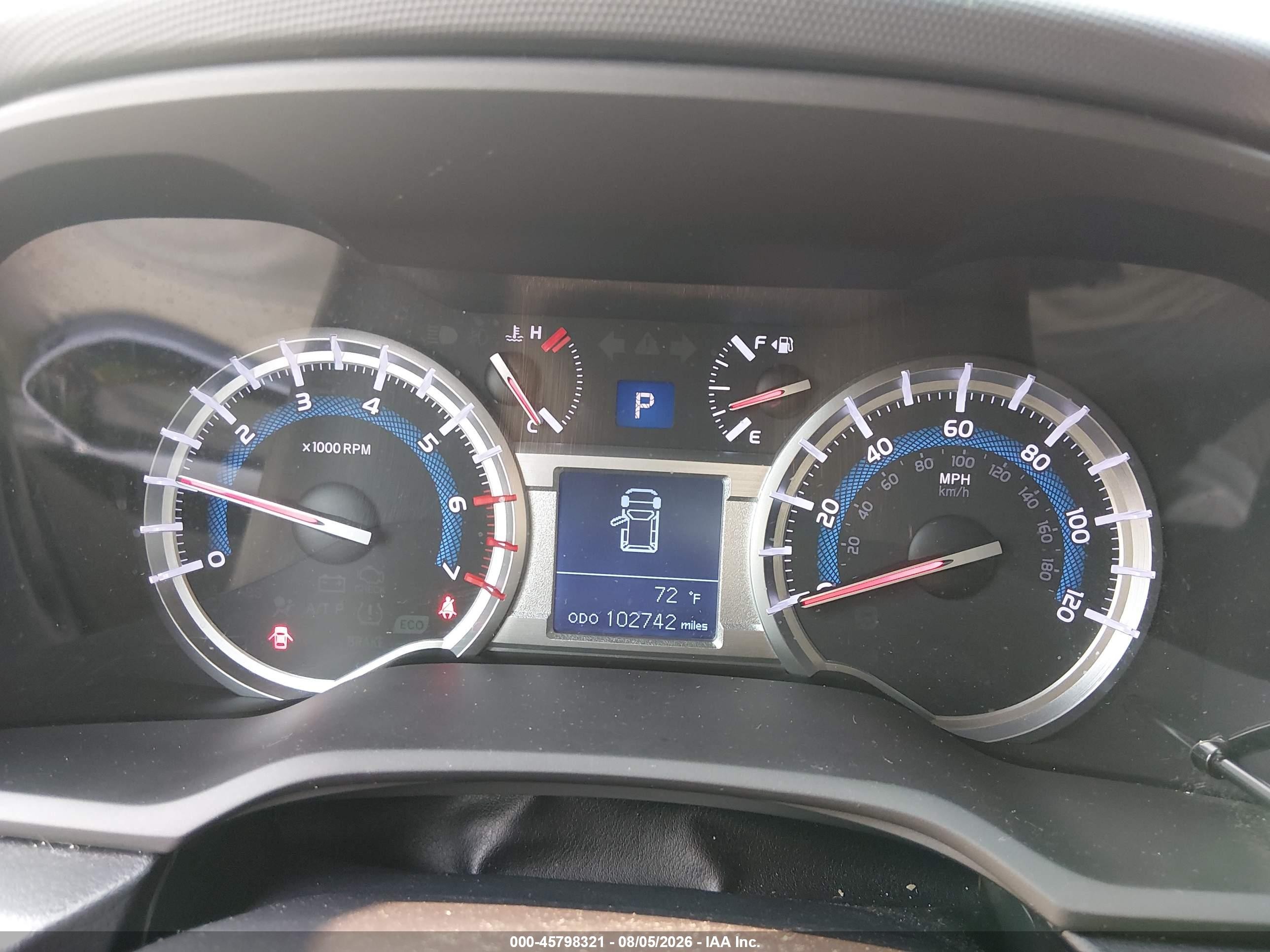 2015 Toyota 4runner Sr5 Красный vin: JTEBU5JR4F5228937