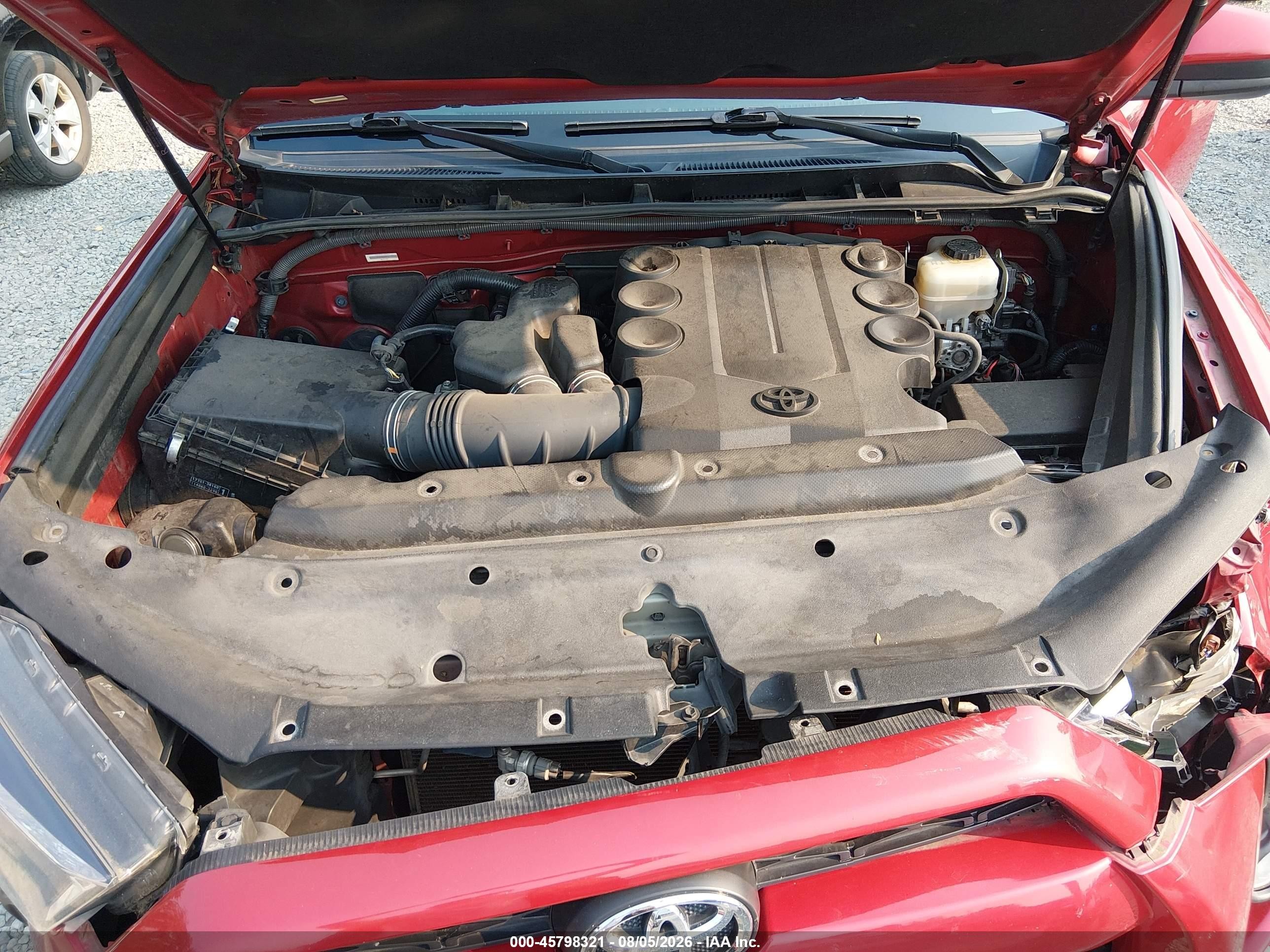 2015 Toyota 4runner Sr5 Красный vin: JTEBU5JR4F5228937