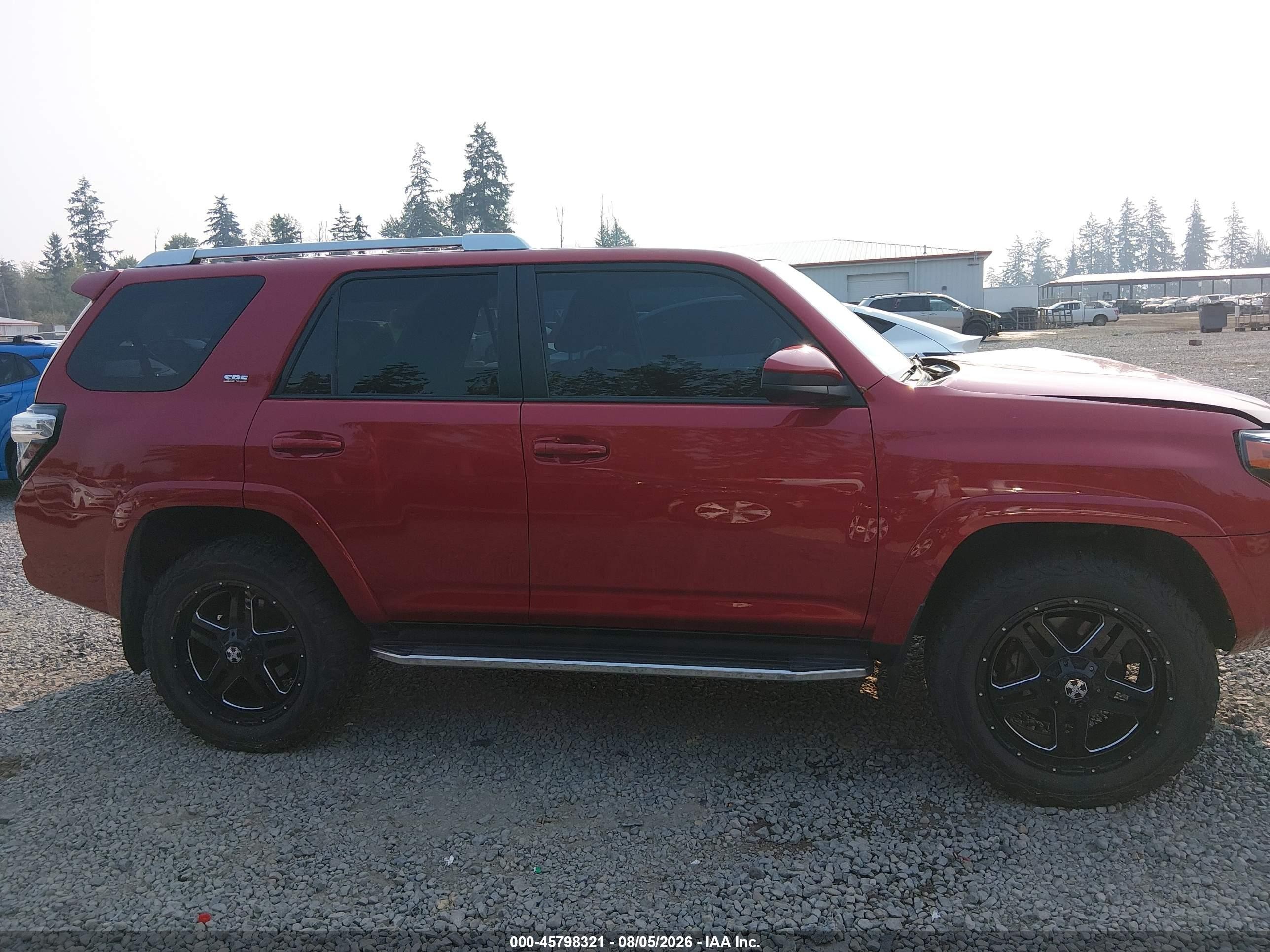 2015 Toyota 4runner Sr5 Красный vin: JTEBU5JR4F5228937