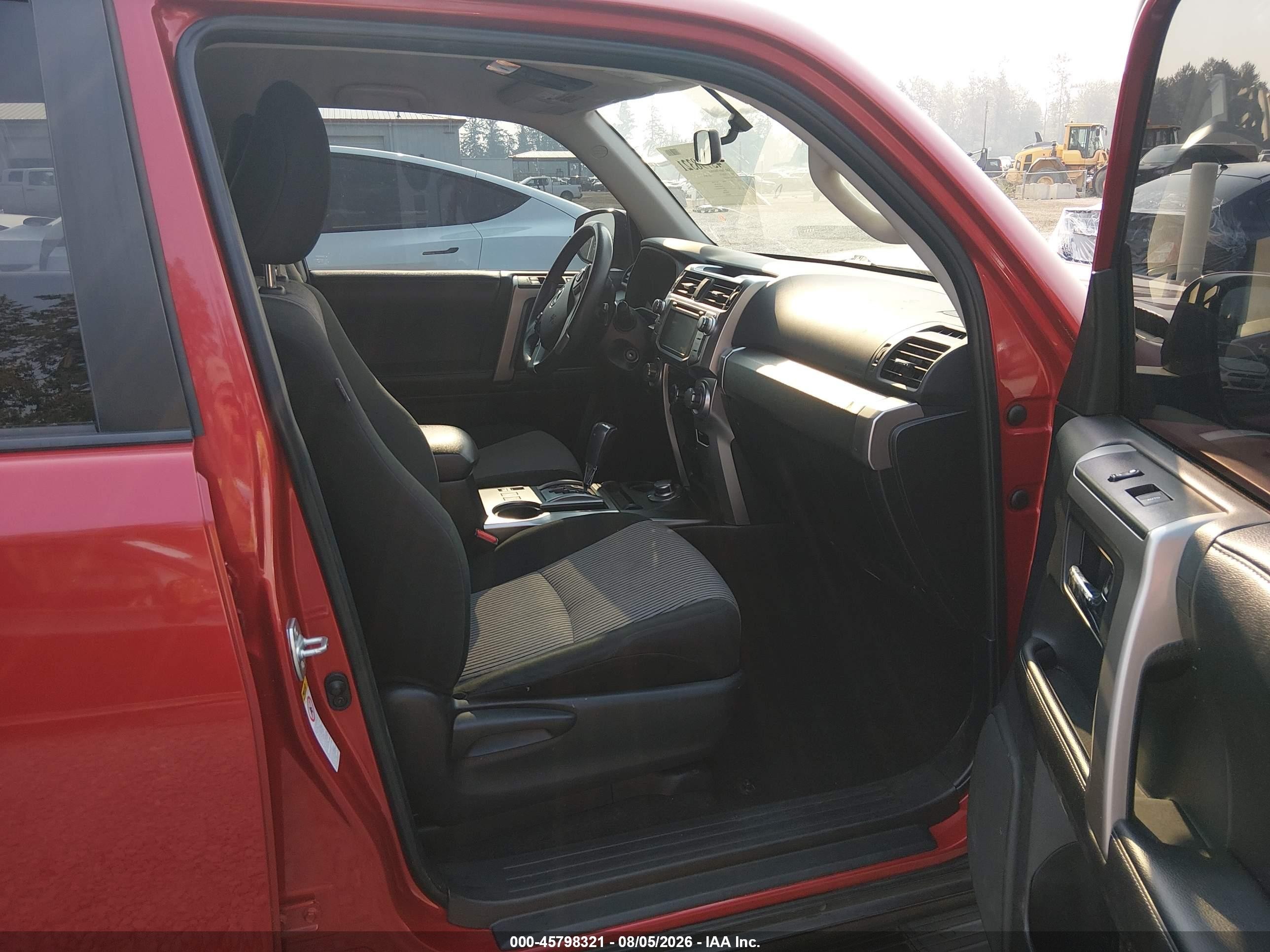 2015 Toyota 4runner Sr5 Красный vin: JTEBU5JR4F5228937