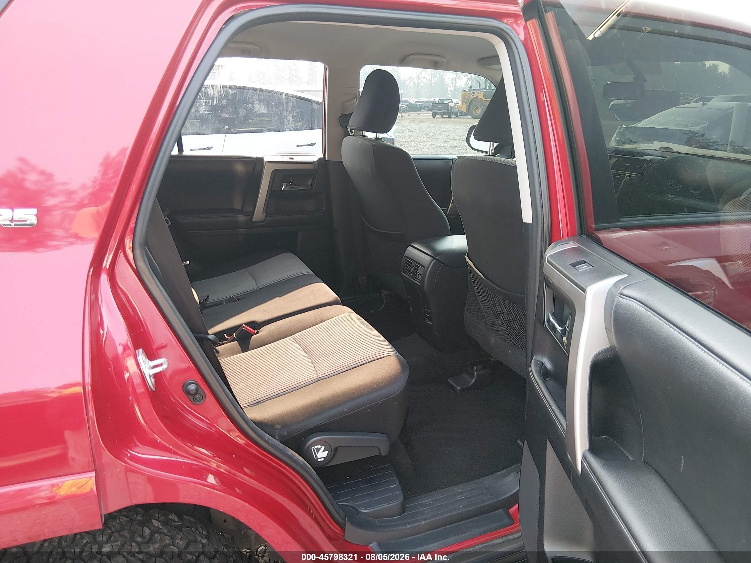 2015 Toyota 4runner Sr5 Красный vin: JTEBU5JR4F5228937