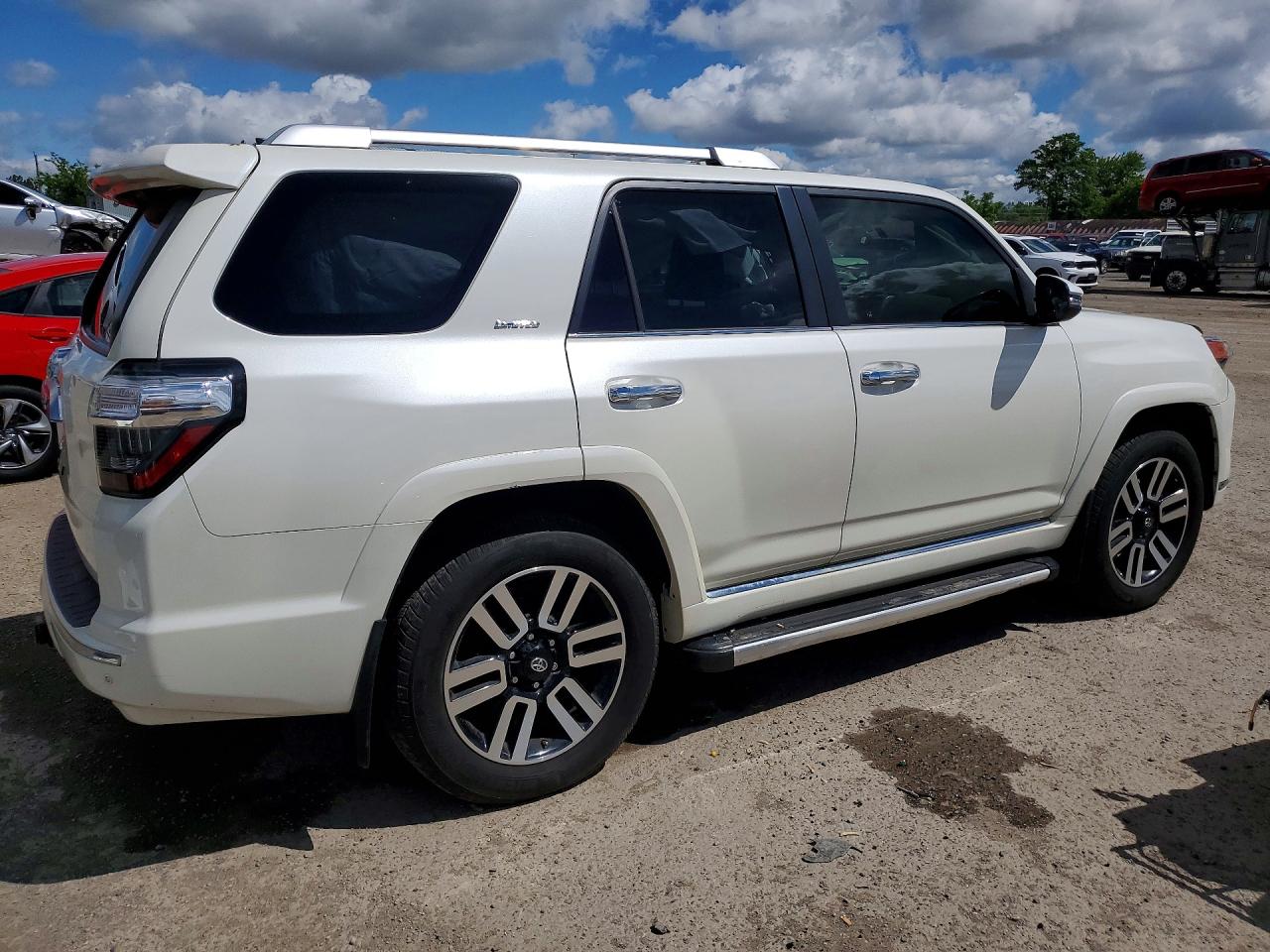 2015 Toyota 4runner Sr5 White vin: JTEBU5JR4F5246323