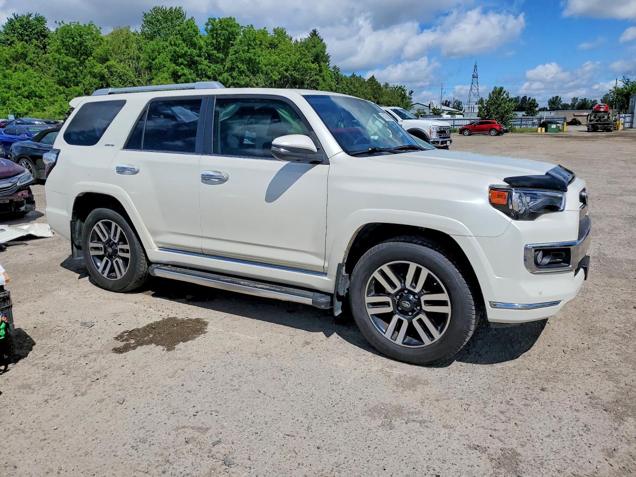 2015 Toyota 4runner Sr5 White vin: JTEBU5JR4F5246323
