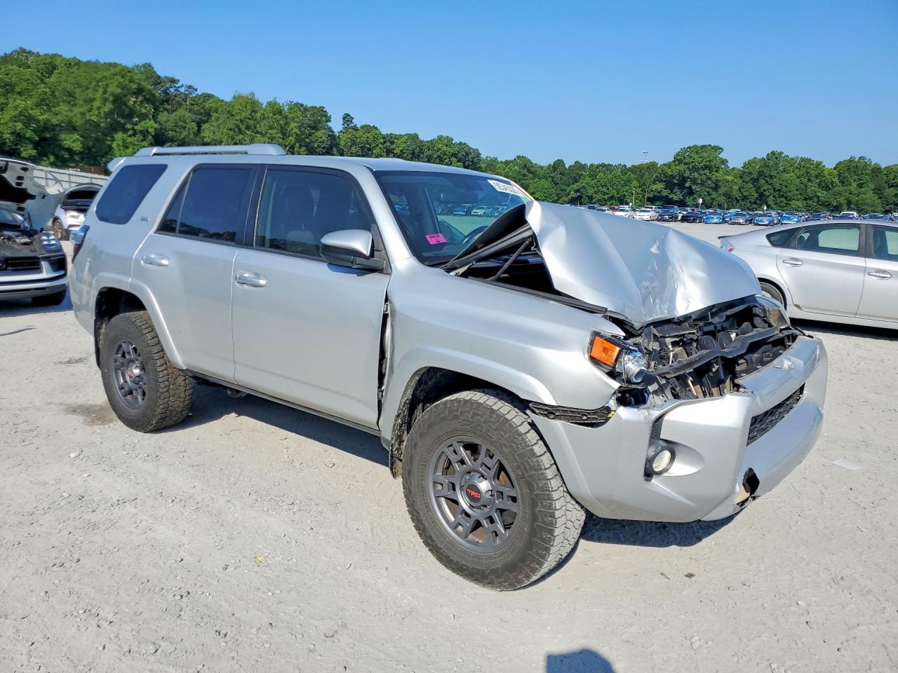 2015 Toyota 4runner Sr5 Silver vin: JTEBU5JR4F5276759
