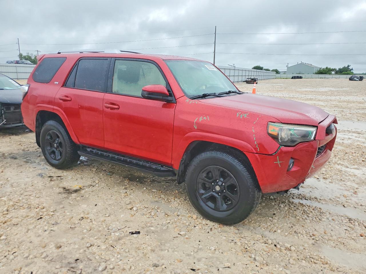 2016 Toyota 4runner Sr5 Red vin: JTEBU5JR4G5336248