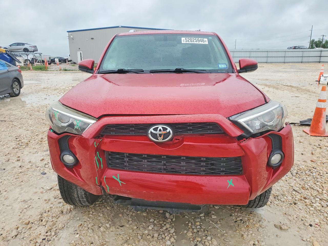 2016 Toyota 4runner Sr5 Red vin: JTEBU5JR4G5336248