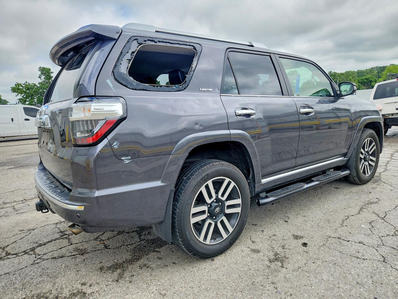 2018 Toyota 4runner Limited Серый vin: JTEBU5JR4J5590808