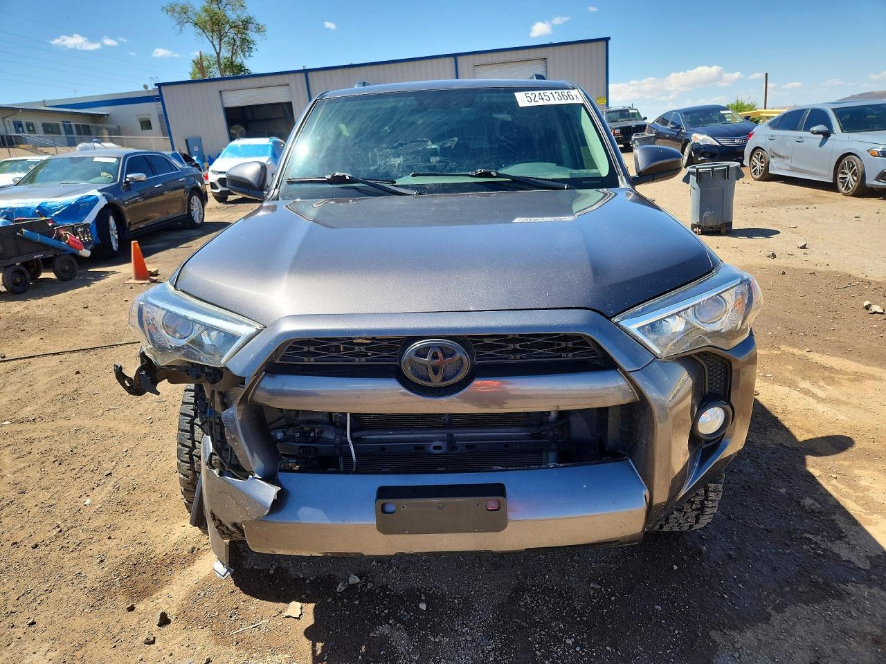 2019 Toyota 4runner Sr5 Gray vin: JTEBU5JR4K5620181