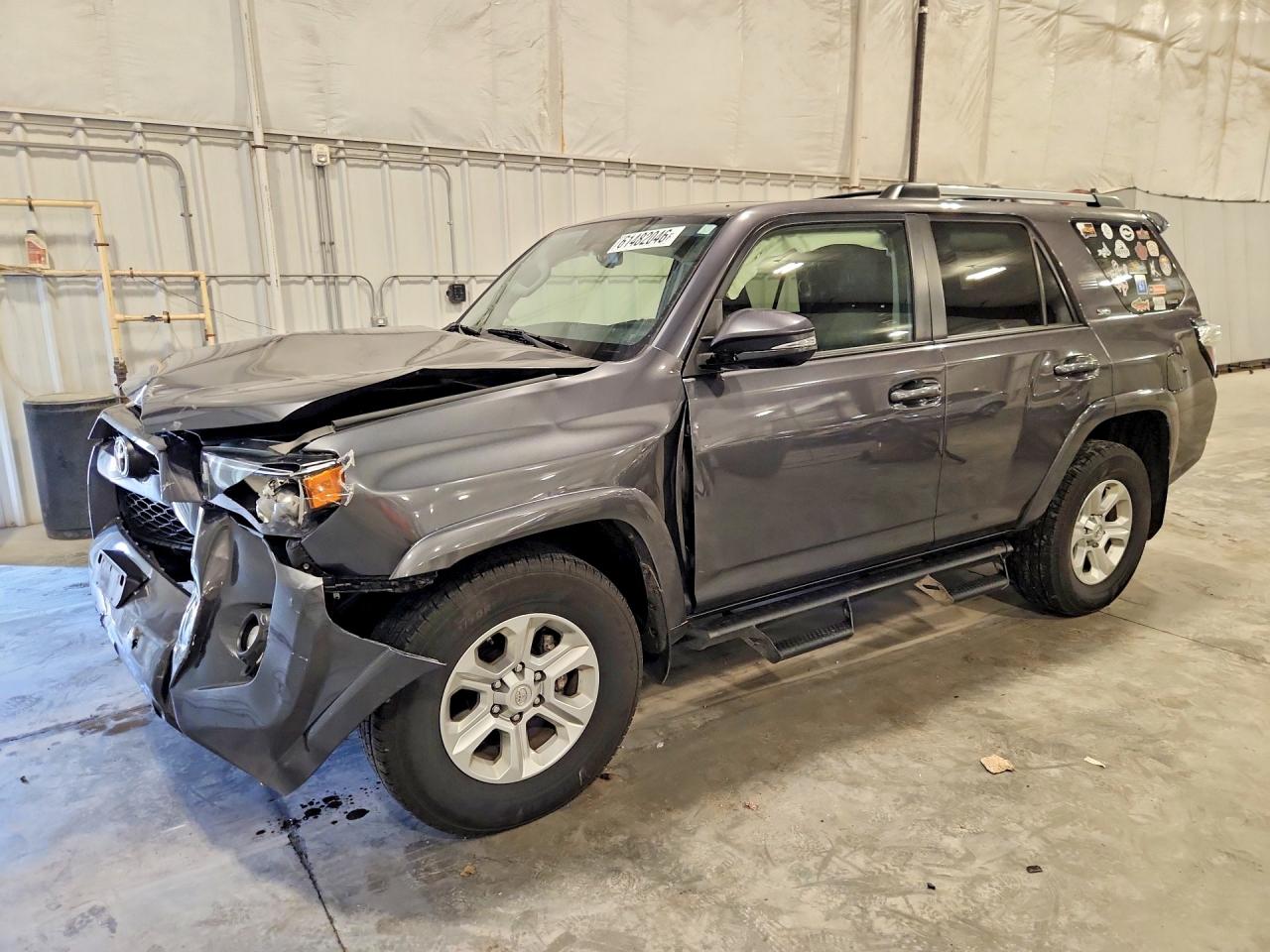 2019 Toyota 4runner Sr5 Premium Серый vin: JTEBU5JR4K5675987
