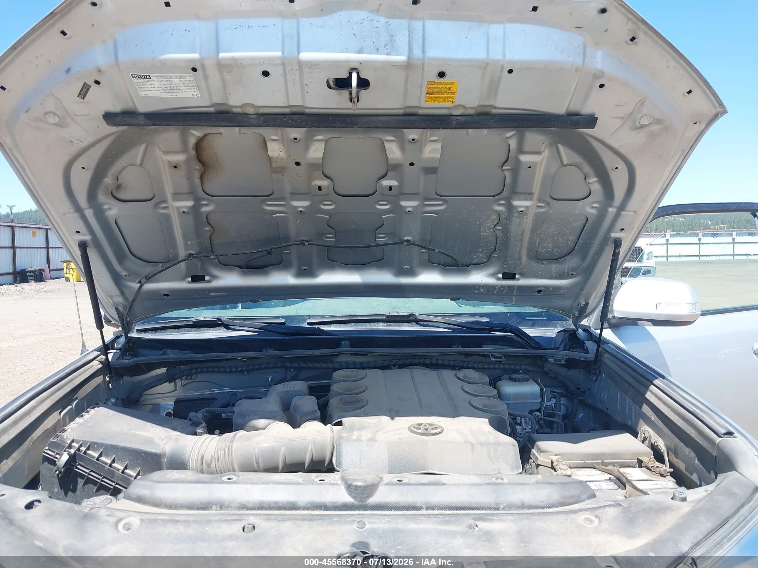 2010 Toyota 4runner Sr5 V6 Silver vin: JTEBU5JR5A5003774