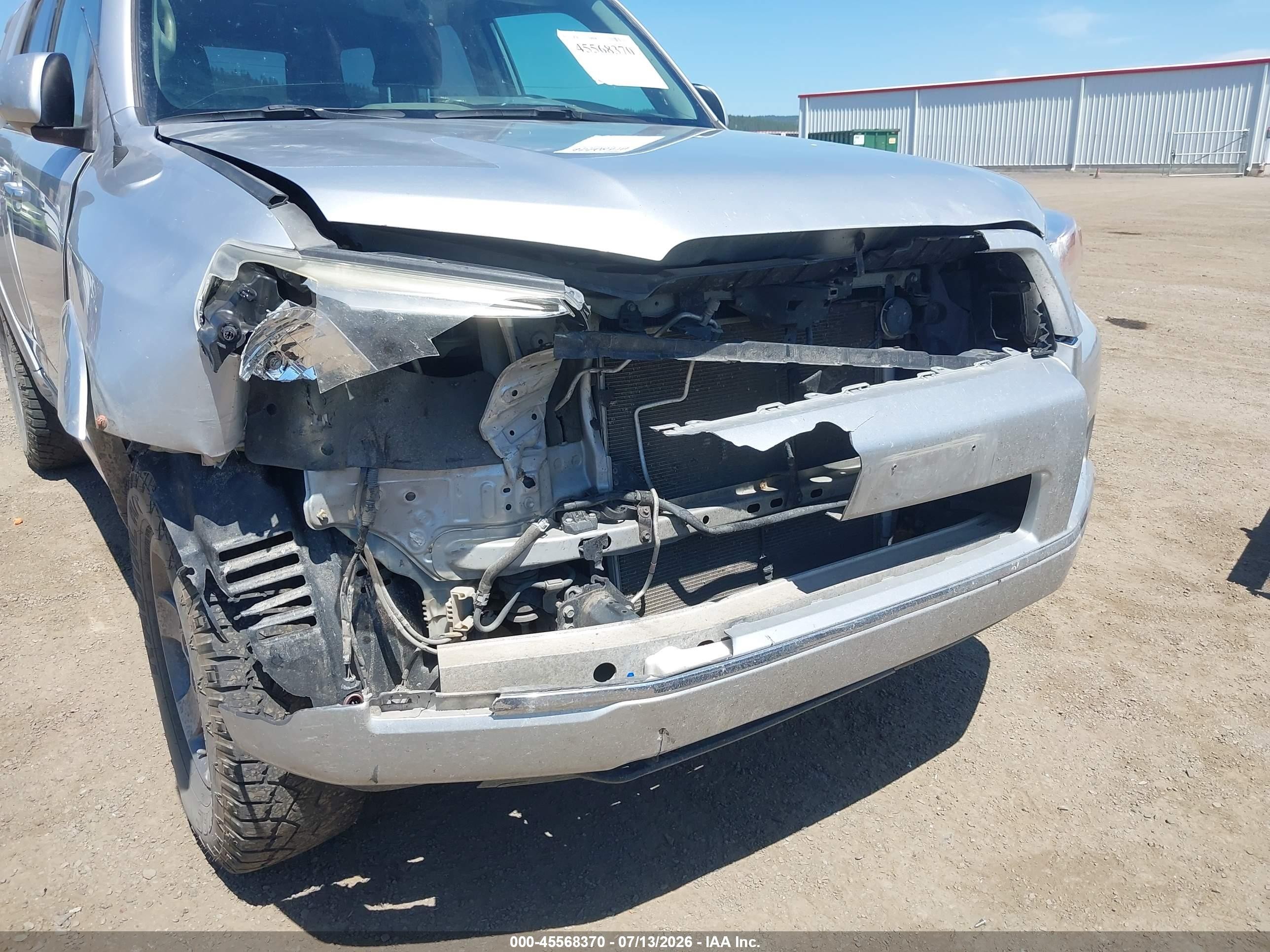 2010 Toyota 4runner Sr5 V6 Silver vin: JTEBU5JR5A5003774