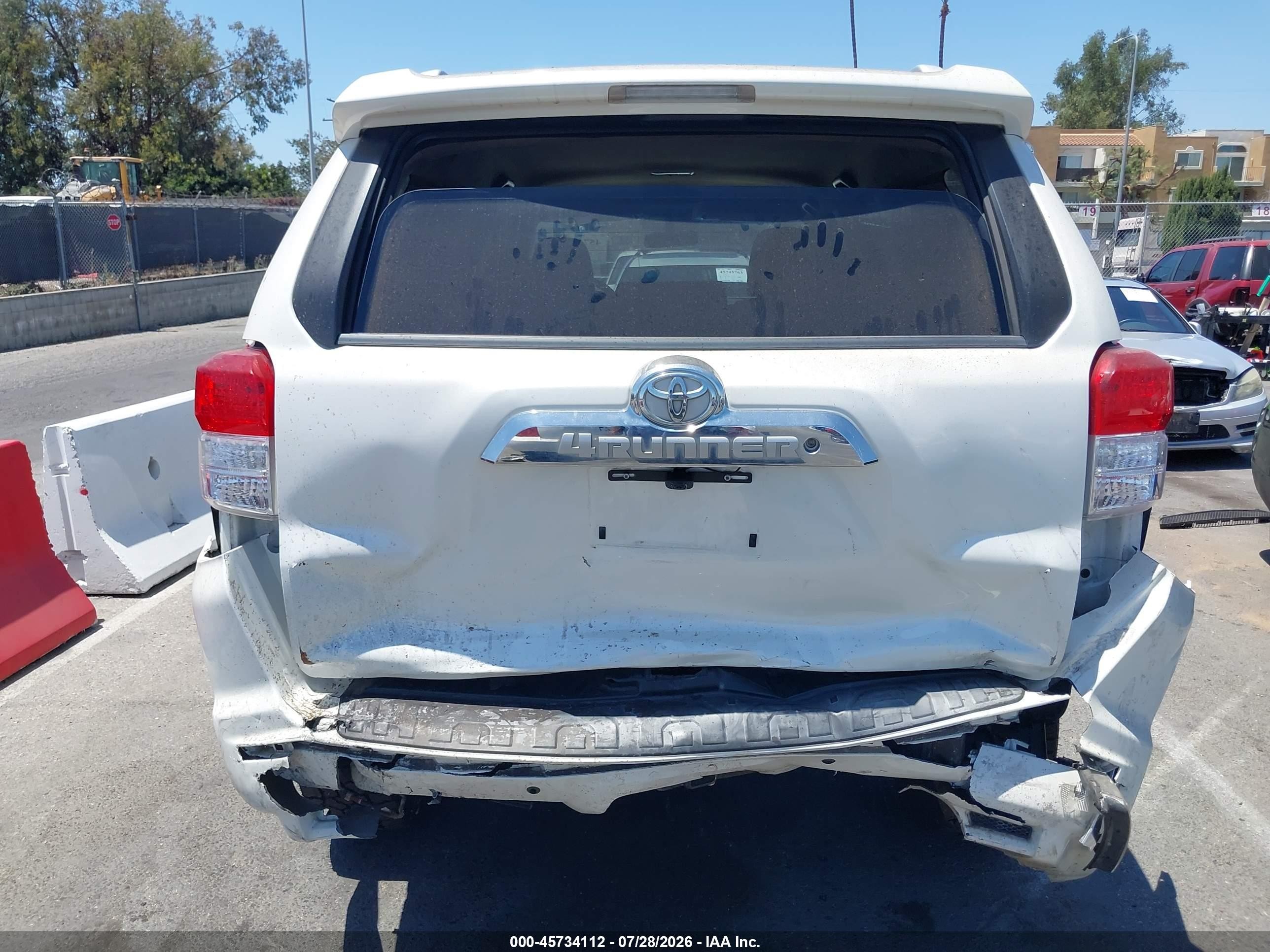 2010 Toyota 4runner Sr5 V6 White vin: JTEBU5JR5A5013236