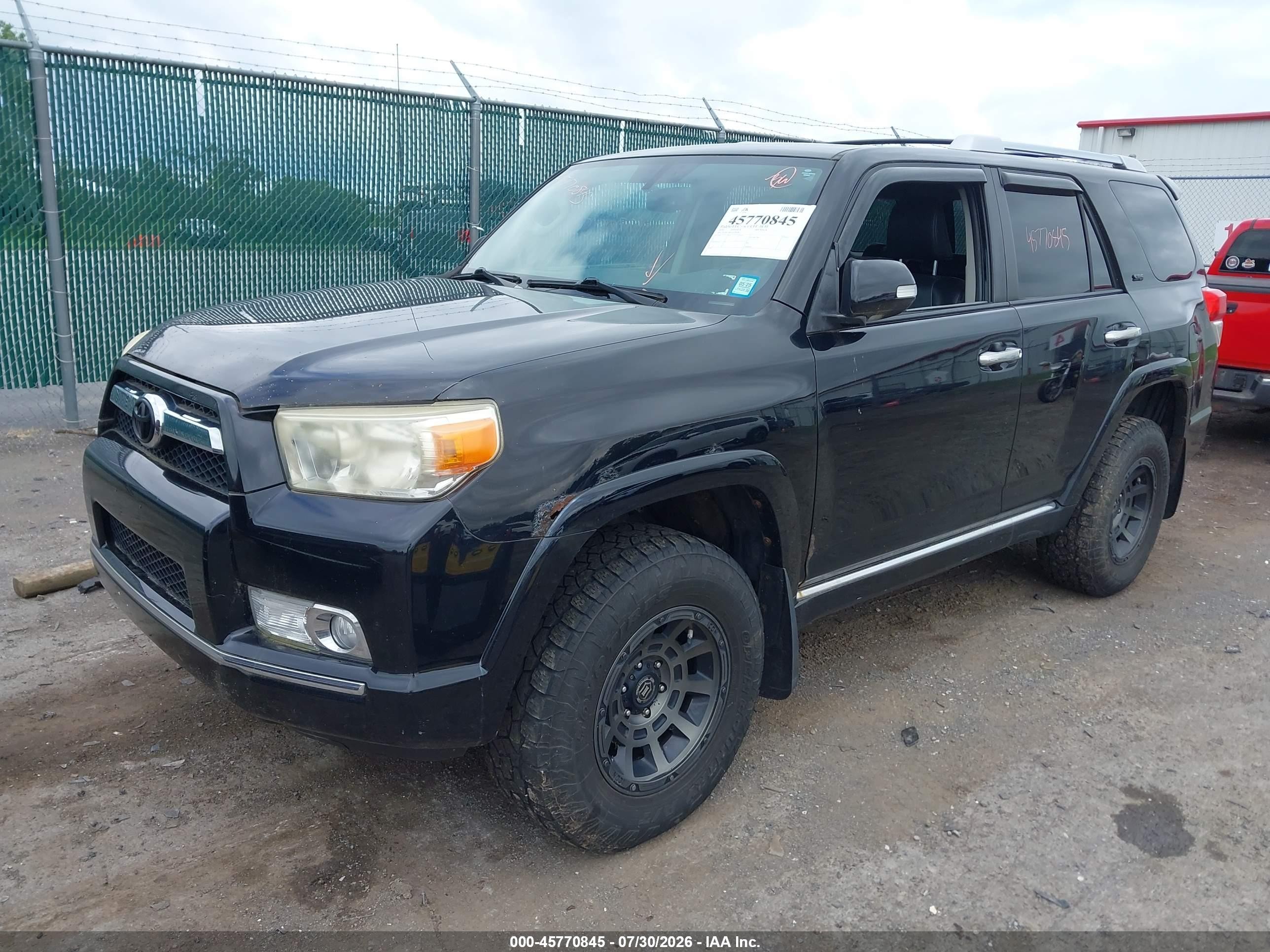 2010 Toyota 4runner Sr5 V6 Black vin: JTEBU5JR5A5028948