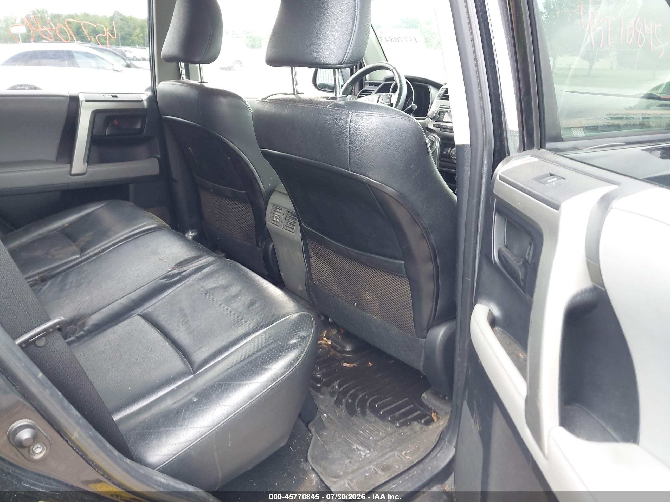 2010 Toyota 4runner Sr5 V6 Black vin: JTEBU5JR5A5028948
