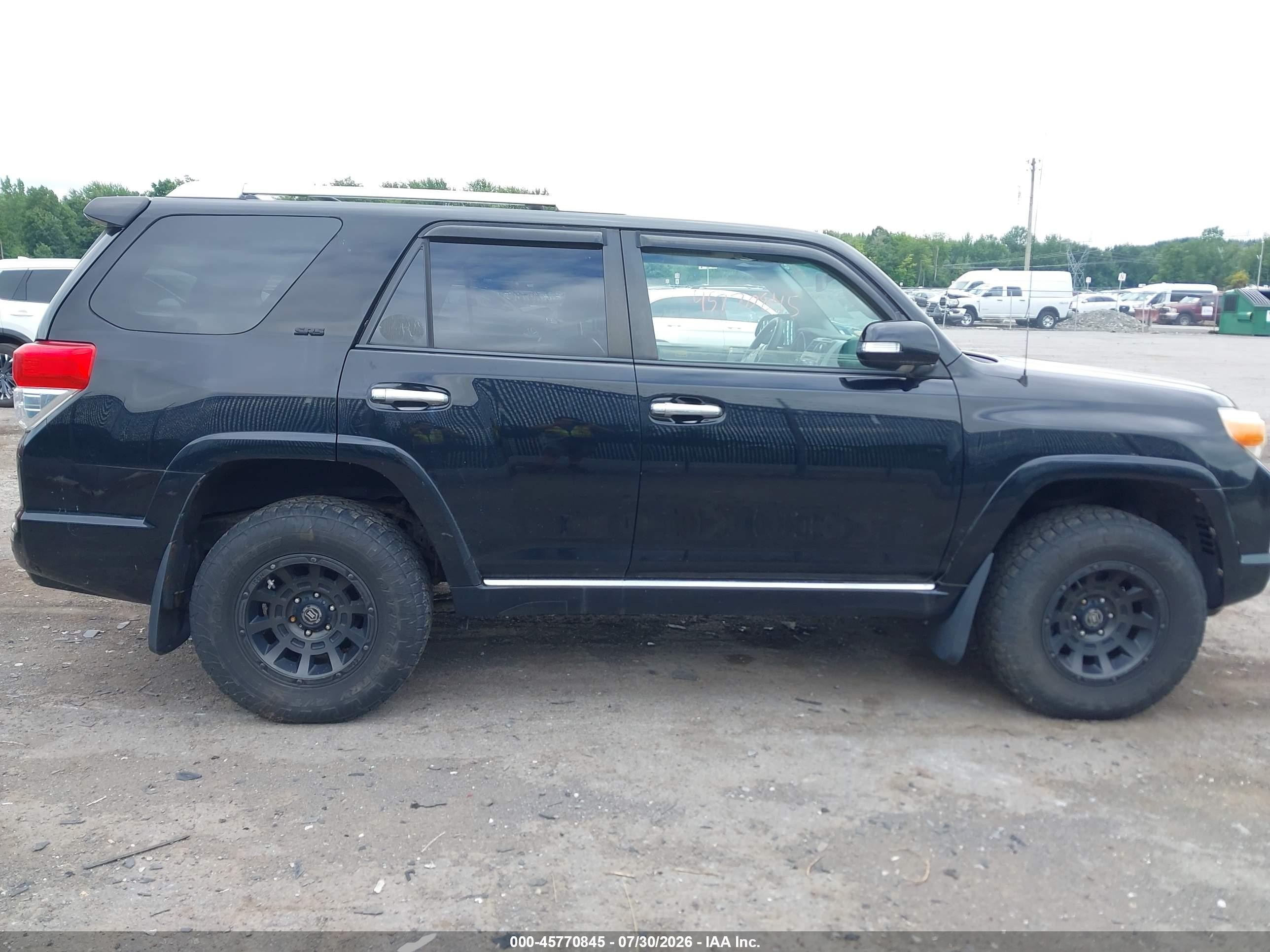 2010 Toyota 4runner Sr5 V6 Black vin: JTEBU5JR5A5028948