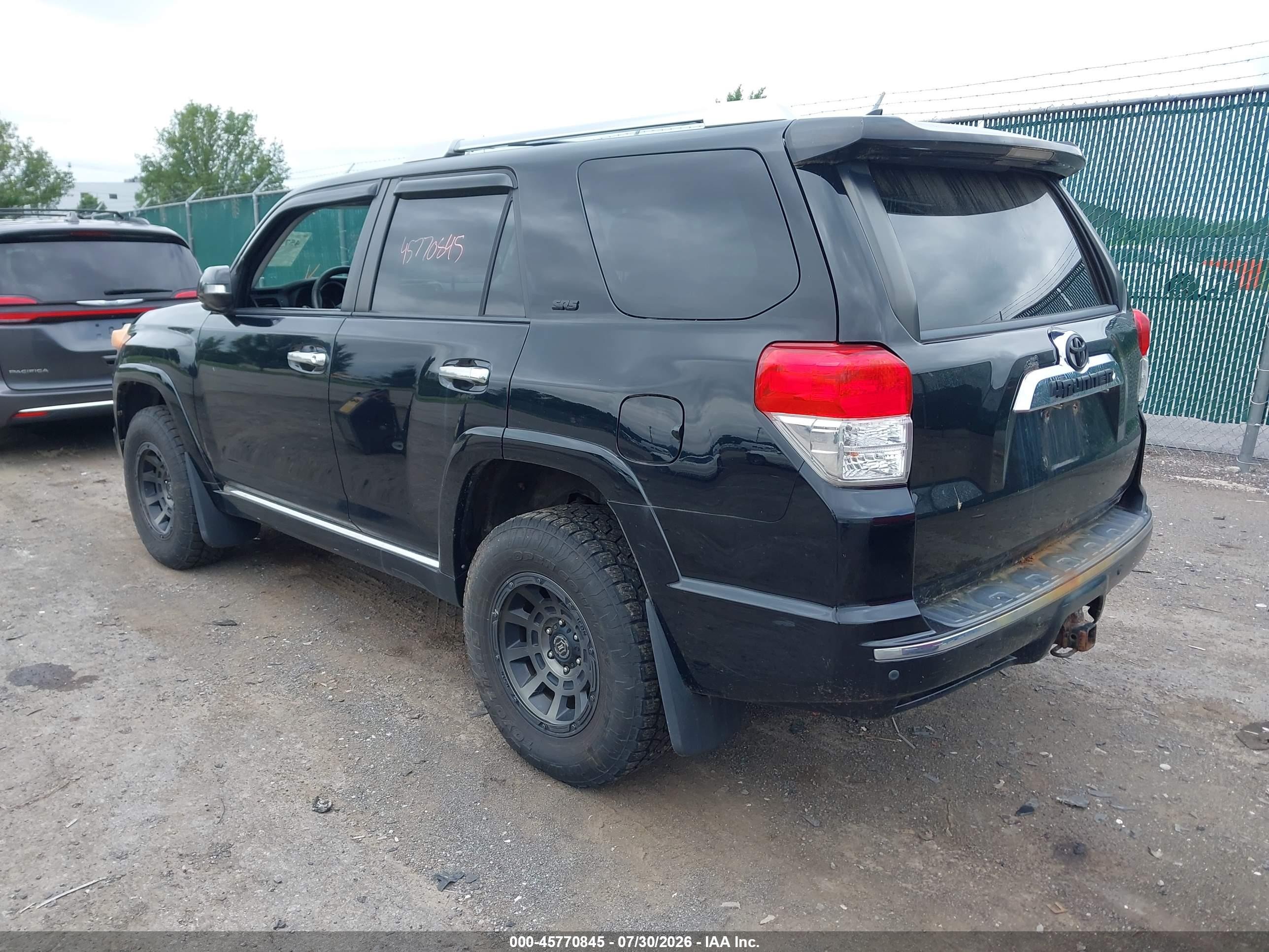 2010 Toyota 4runner Sr5 V6 Black vin: JTEBU5JR5A5028948