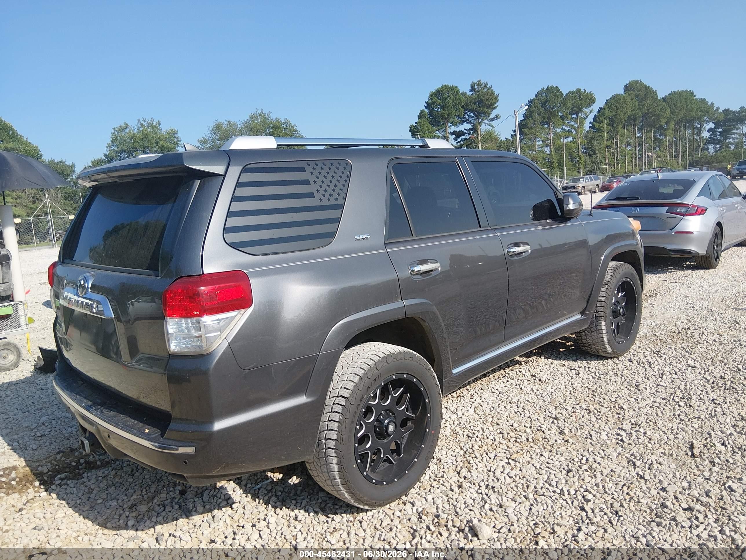 2010 Toyota 4runner Sr5 V6 Gray vin: JTEBU5JR5A5029355