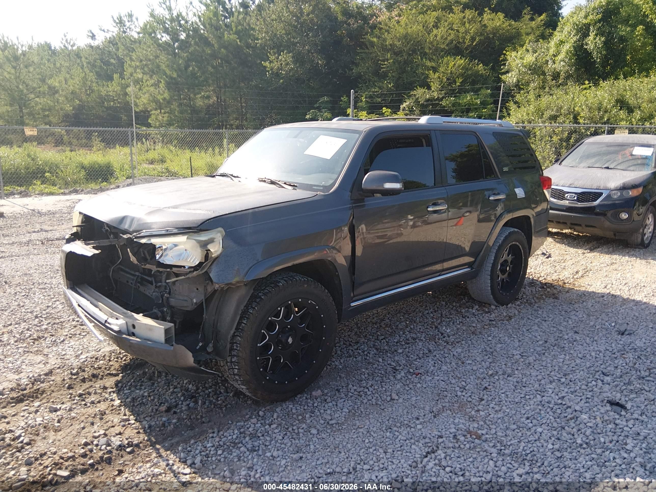 2010 Toyota 4runner Sr5 V6 Gray vin: JTEBU5JR5A5029355