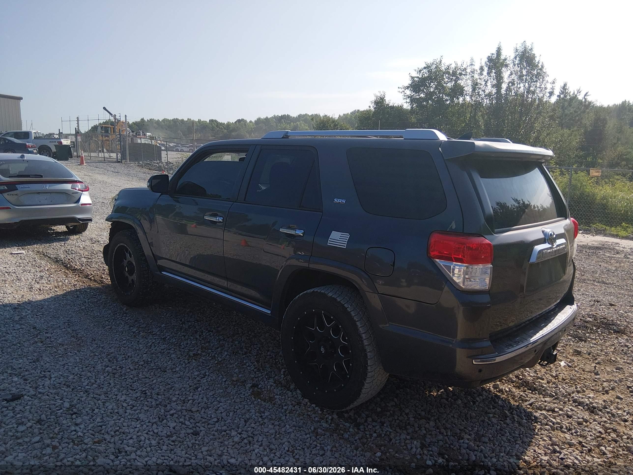 2010 Toyota 4runner Sr5 V6 Gray vin: JTEBU5JR5A5029355