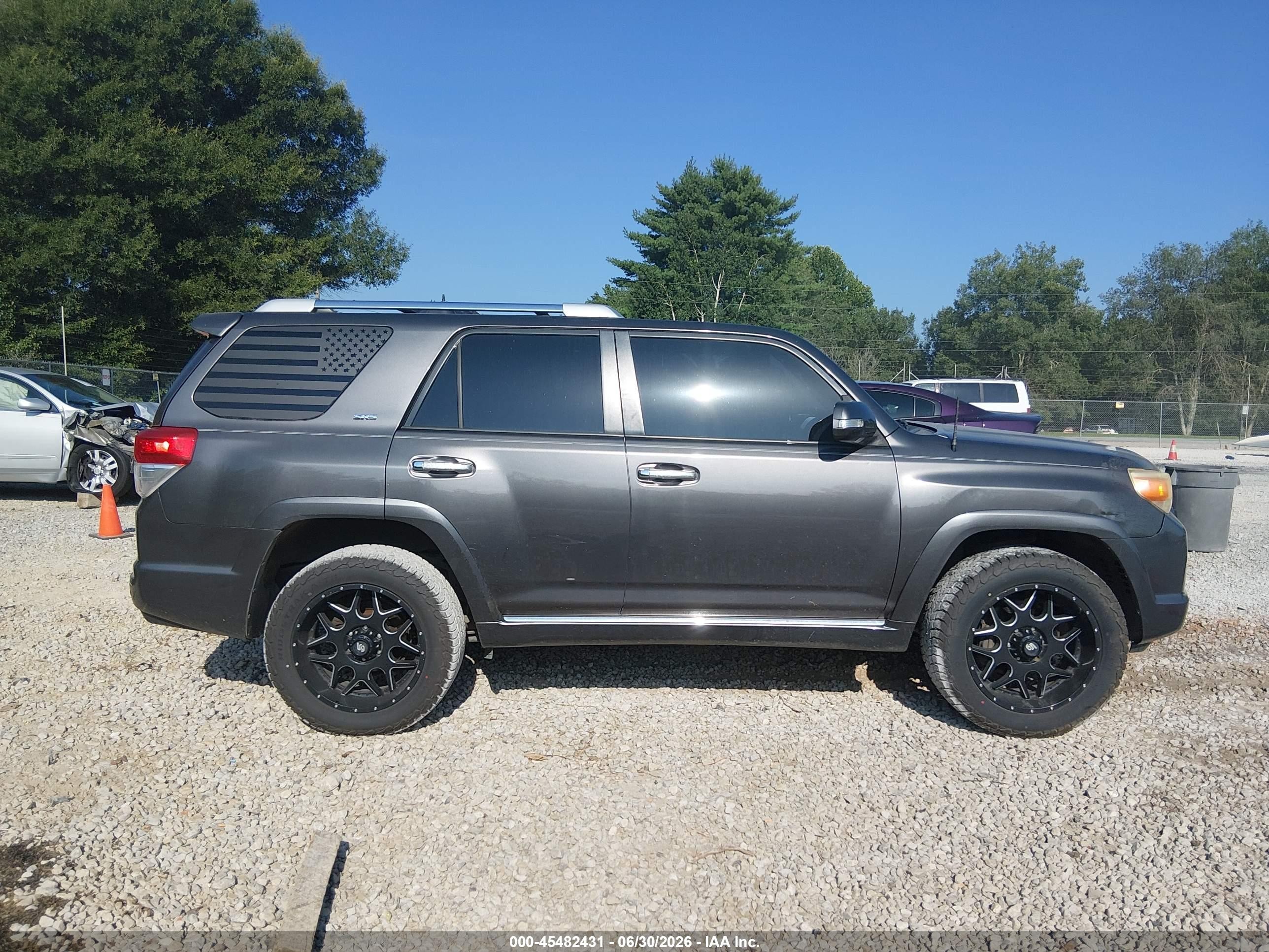 2010 Toyota 4runner Sr5 V6 Gray vin: JTEBU5JR5A5029355