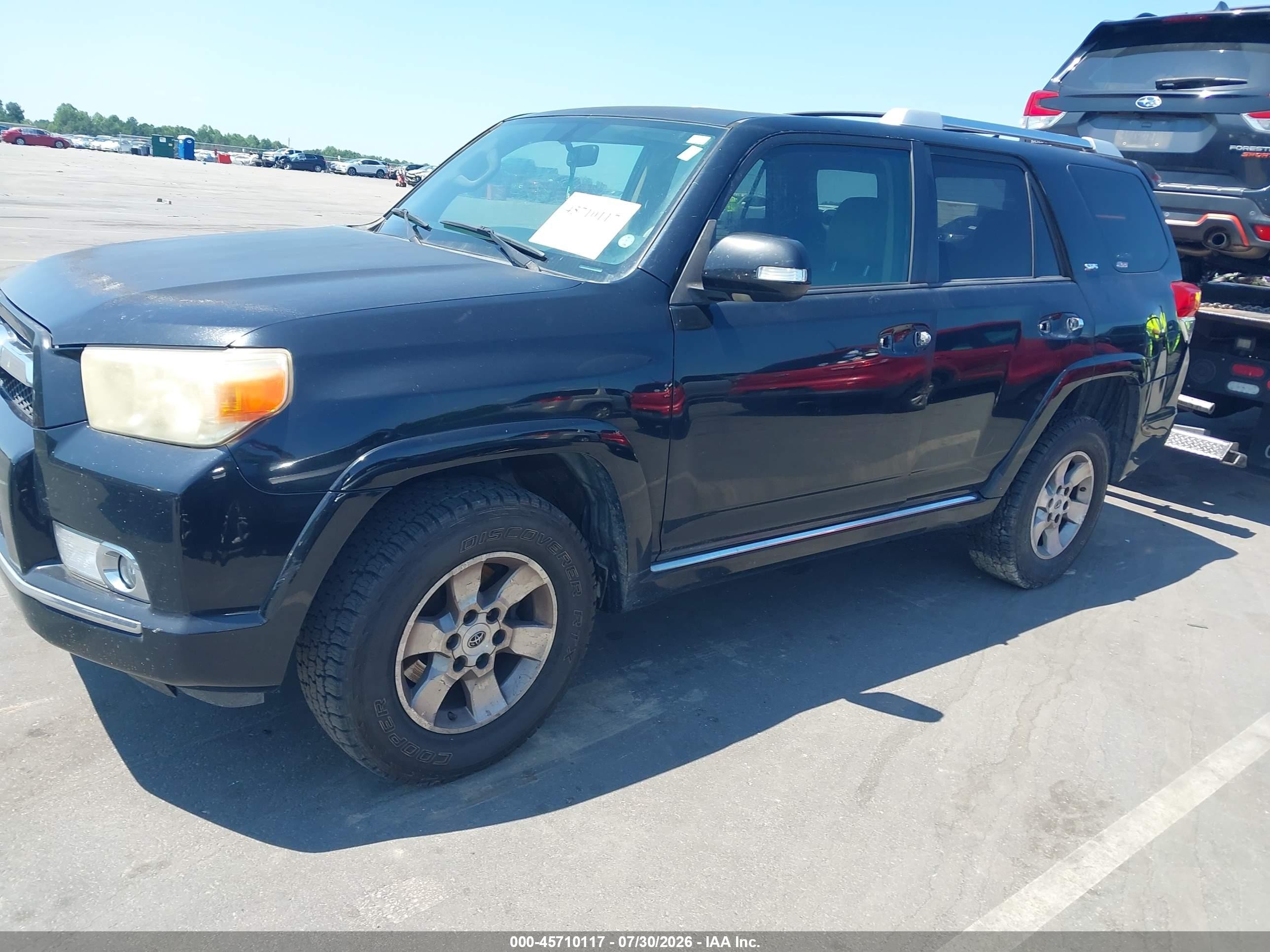 2011 Toyota 4runner Sr5 V6 Black vin: JTEBU5JR5B5065807