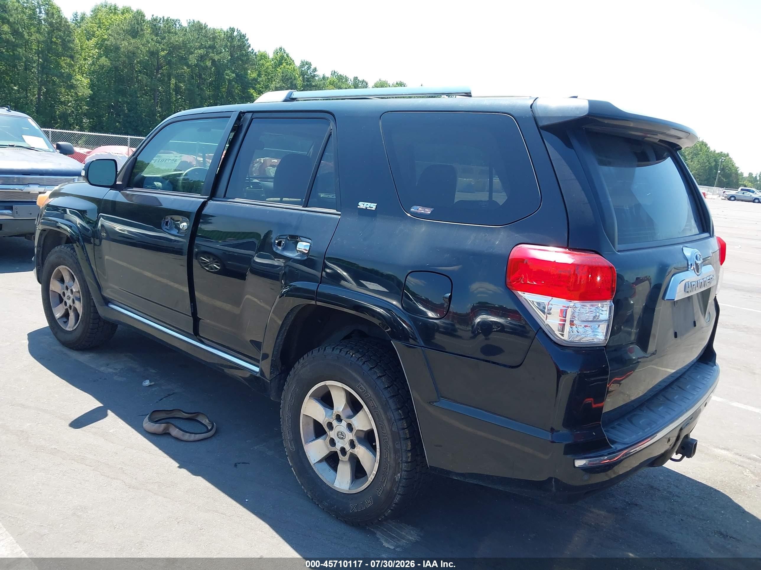 2011 Toyota 4runner Sr5 V6 Black vin: JTEBU5JR5B5065807