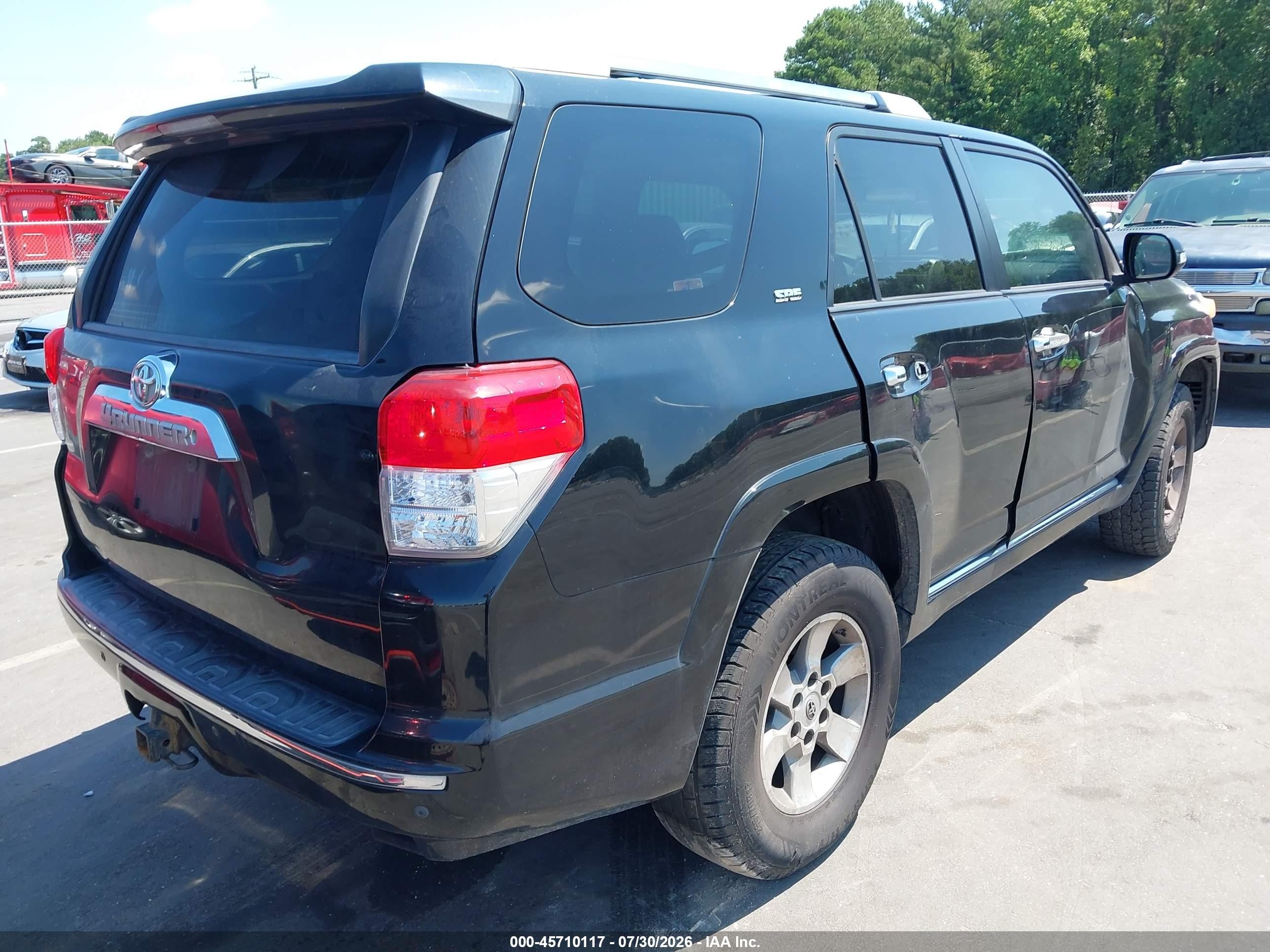 2011 Toyota 4runner Sr5 V6 Black vin: JTEBU5JR5B5065807