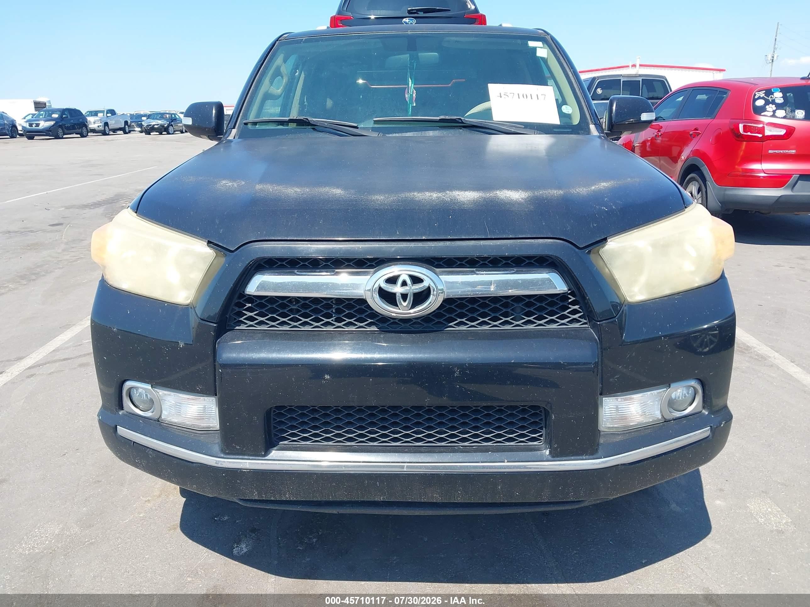 2011 Toyota 4runner Sr5 V6 Black vin: JTEBU5JR5B5065807